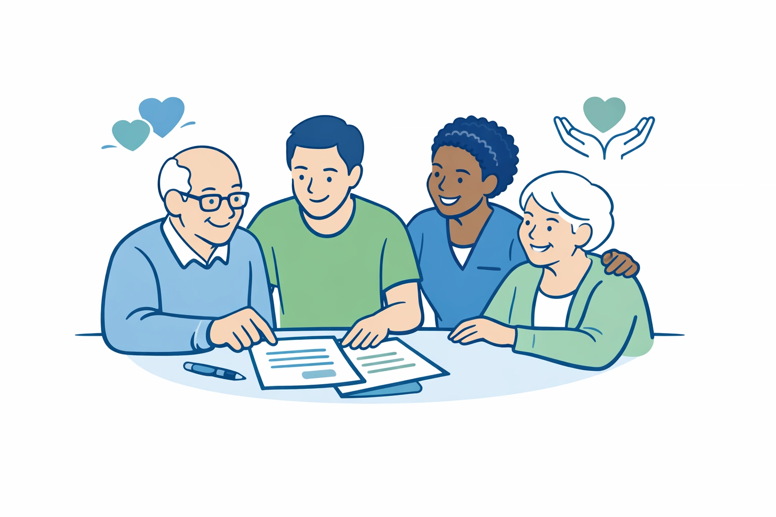 Multi-generational family planning long-term care with Texas waiver programs