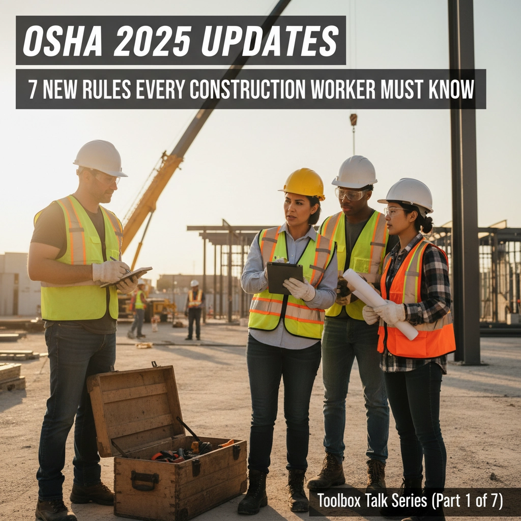 OSHA 2025 Updates: 7 New Rules Every Construction Worker Must Know (Before It&#39;s Too Late) - Toolbox Talk Series (Part 1 of 7)