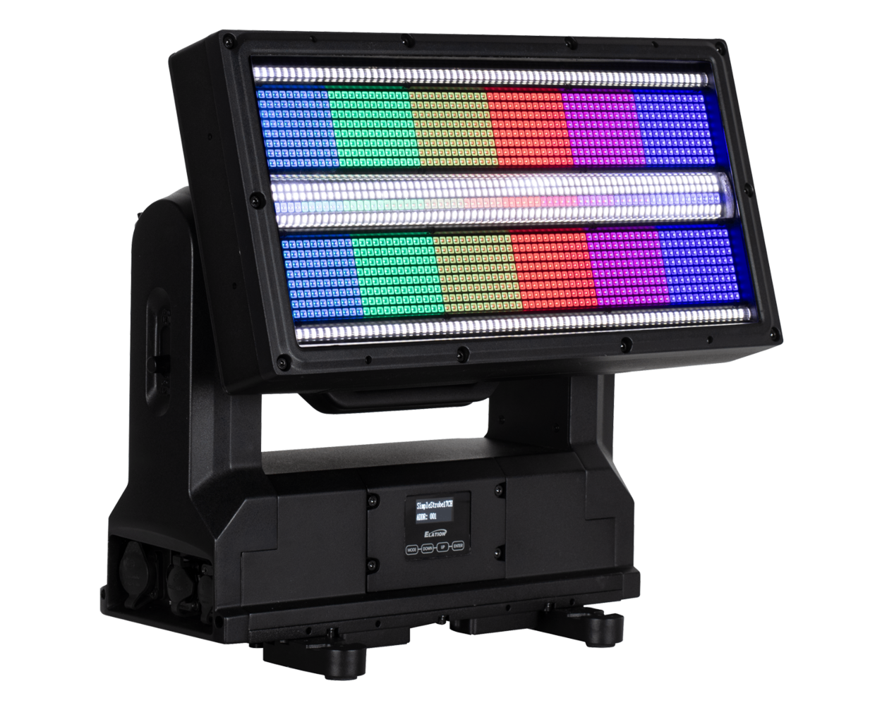 Professional-grade LED moving head lighting fixture
