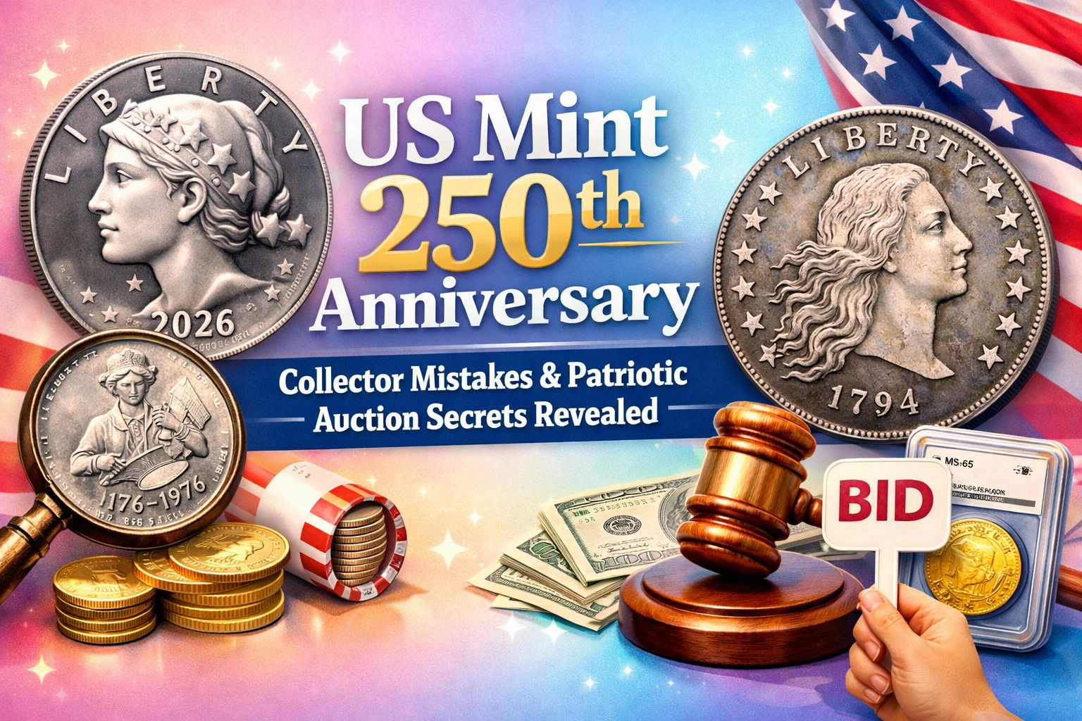 [HERO] US Mint 250th Anniversary: Collector Mistakes & Patriotic Auction Secrets Revealed