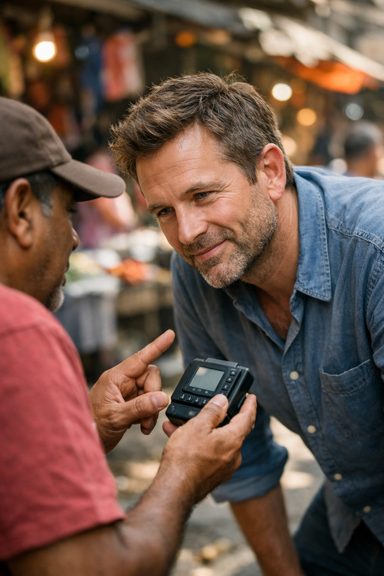 Entrepreneur gathering market feedback to master their niche and achieve business success.