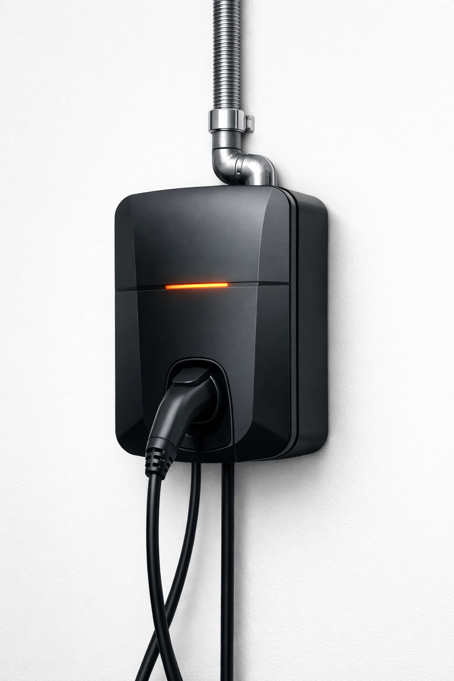 Installation einer Wallbox für E-Autos in Kombination mit einer Photovoltaikanlage in Wien.