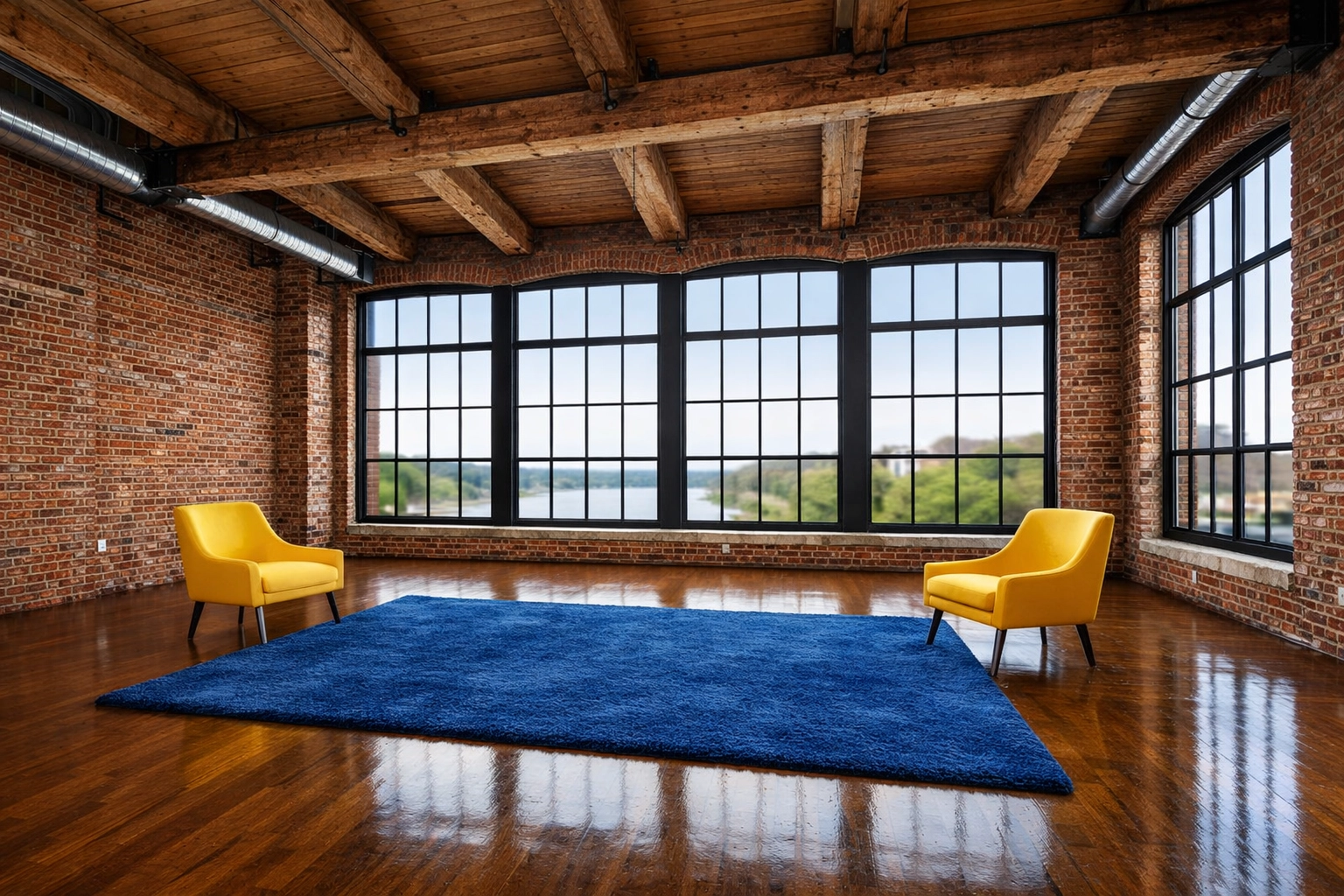 Spotless luxury mill apartment showing the results of professional move-in/move-out cleaning Lowell.