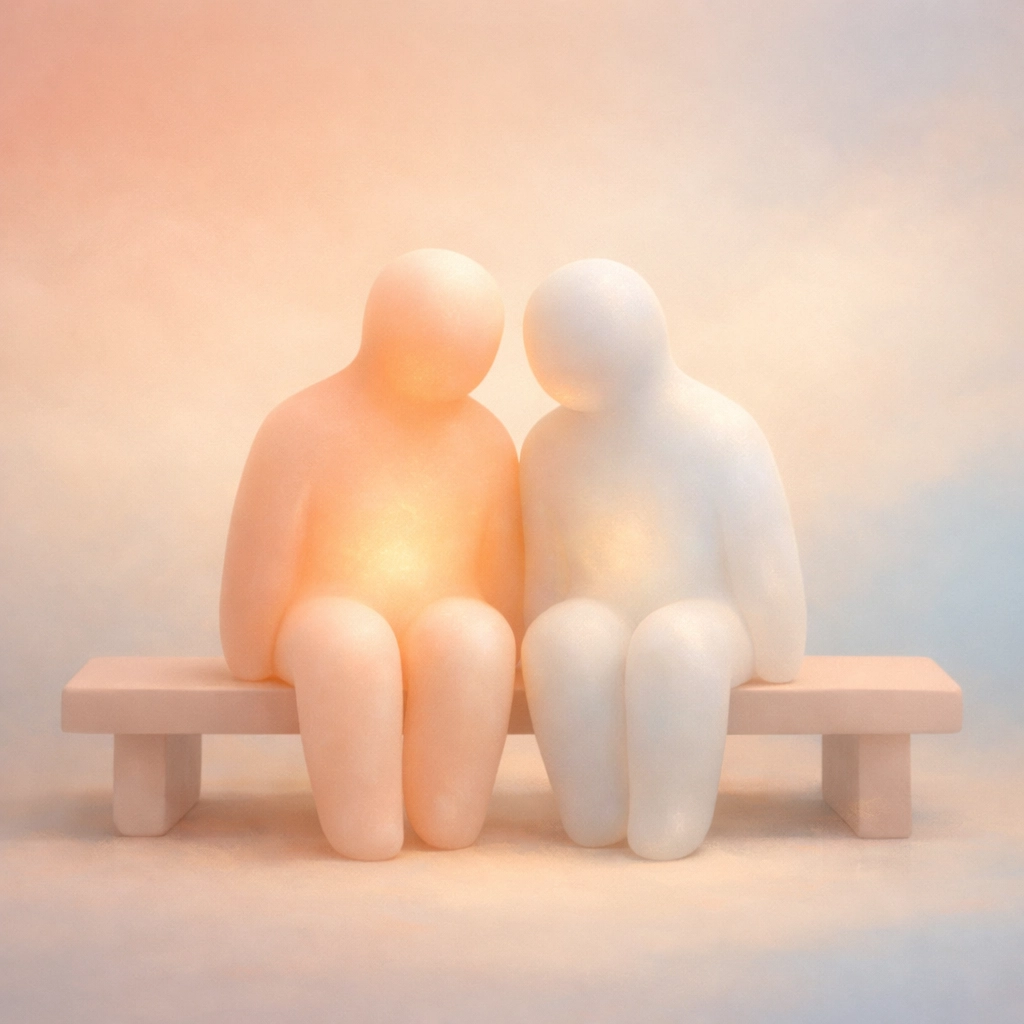 Two figures building emotional safety and steady connection with counselor McAllen TX support