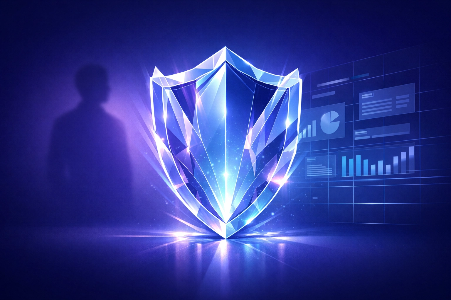 A digital shield protecting a worker's privacy during a professional disability accommodation request process.