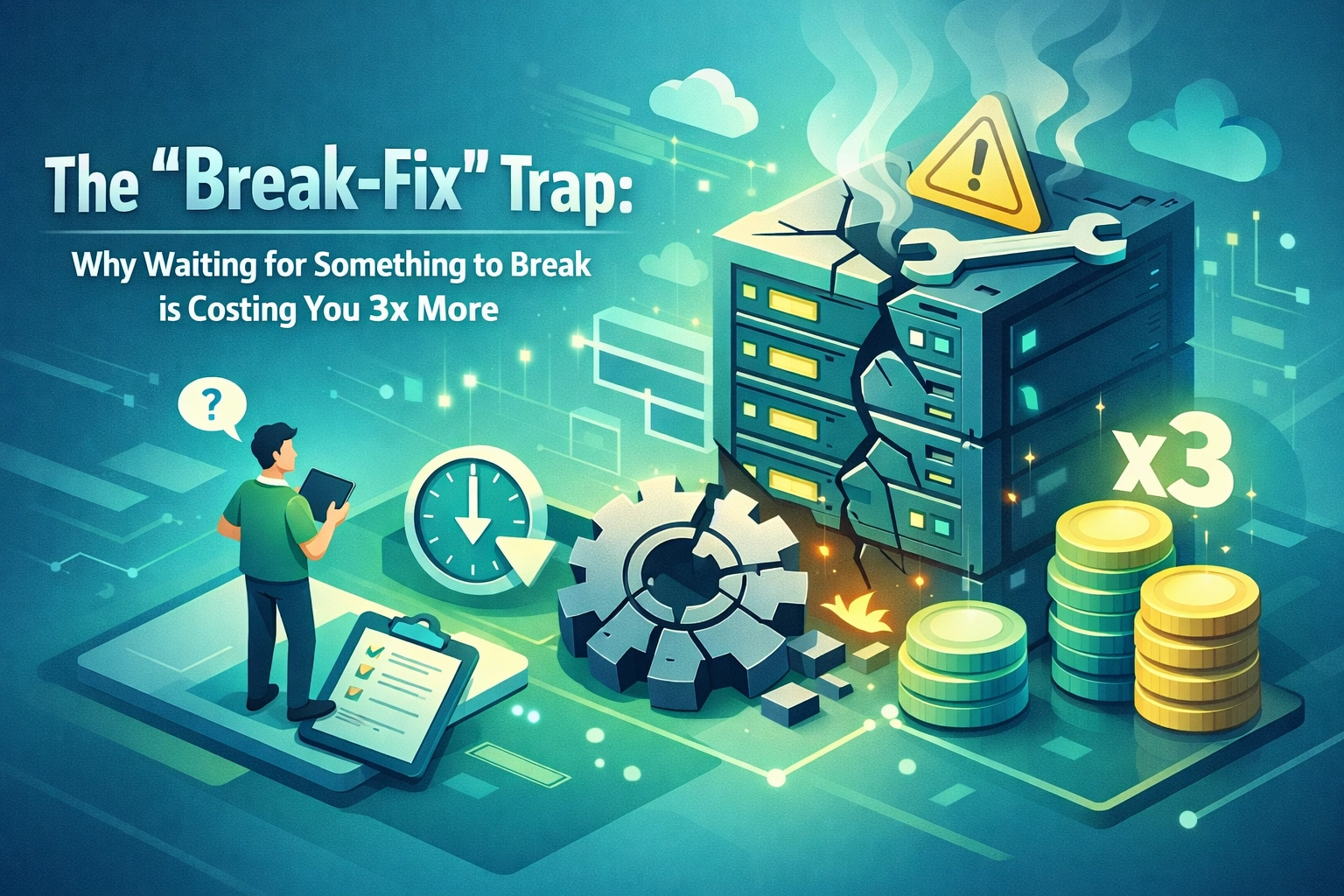 The "Break-Fix" Trap: Why Waiting for Something to Break is Costing You 3x More
