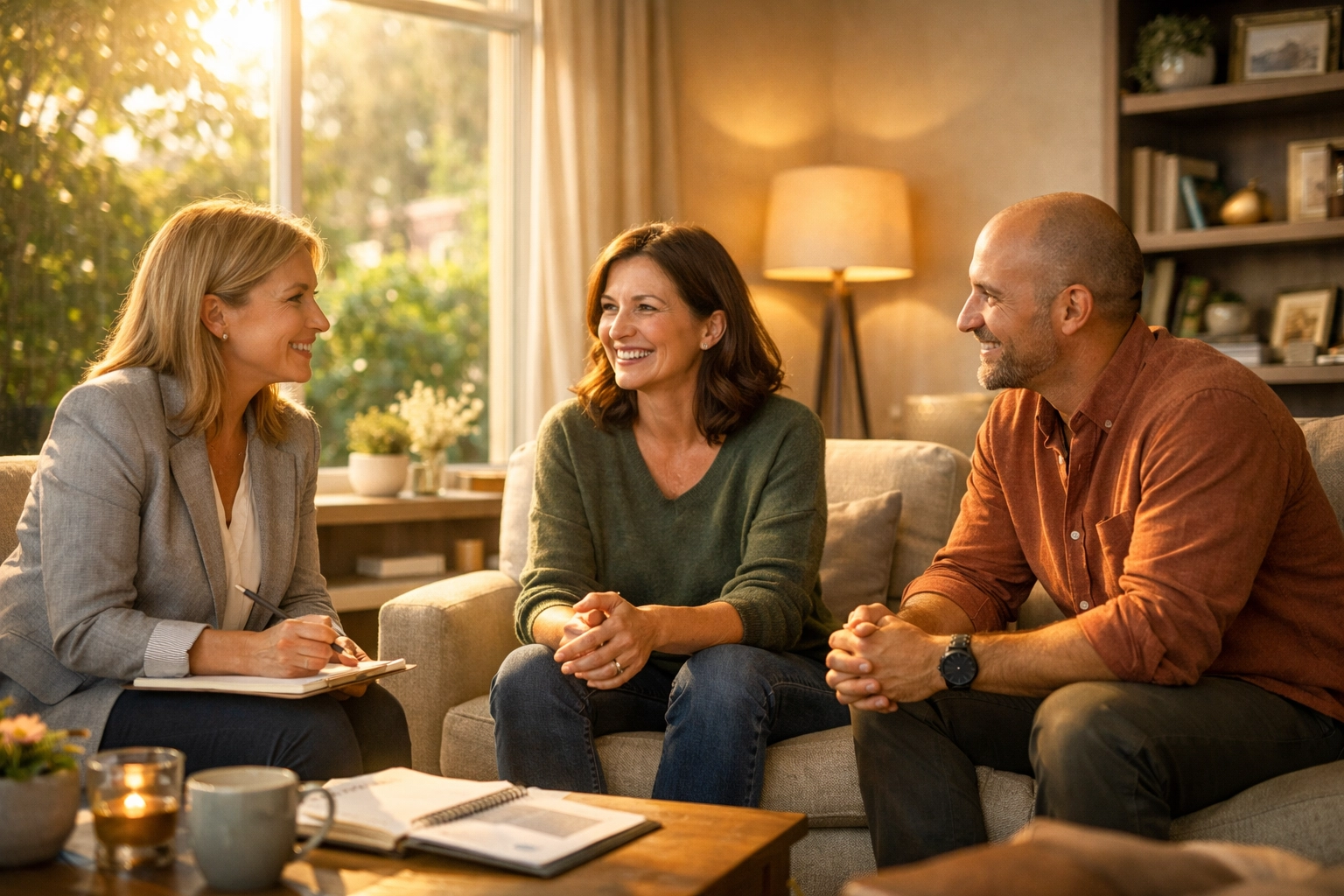 A patient consulting with a clinical team for a holistic PCOS weight loss and wellness plan.