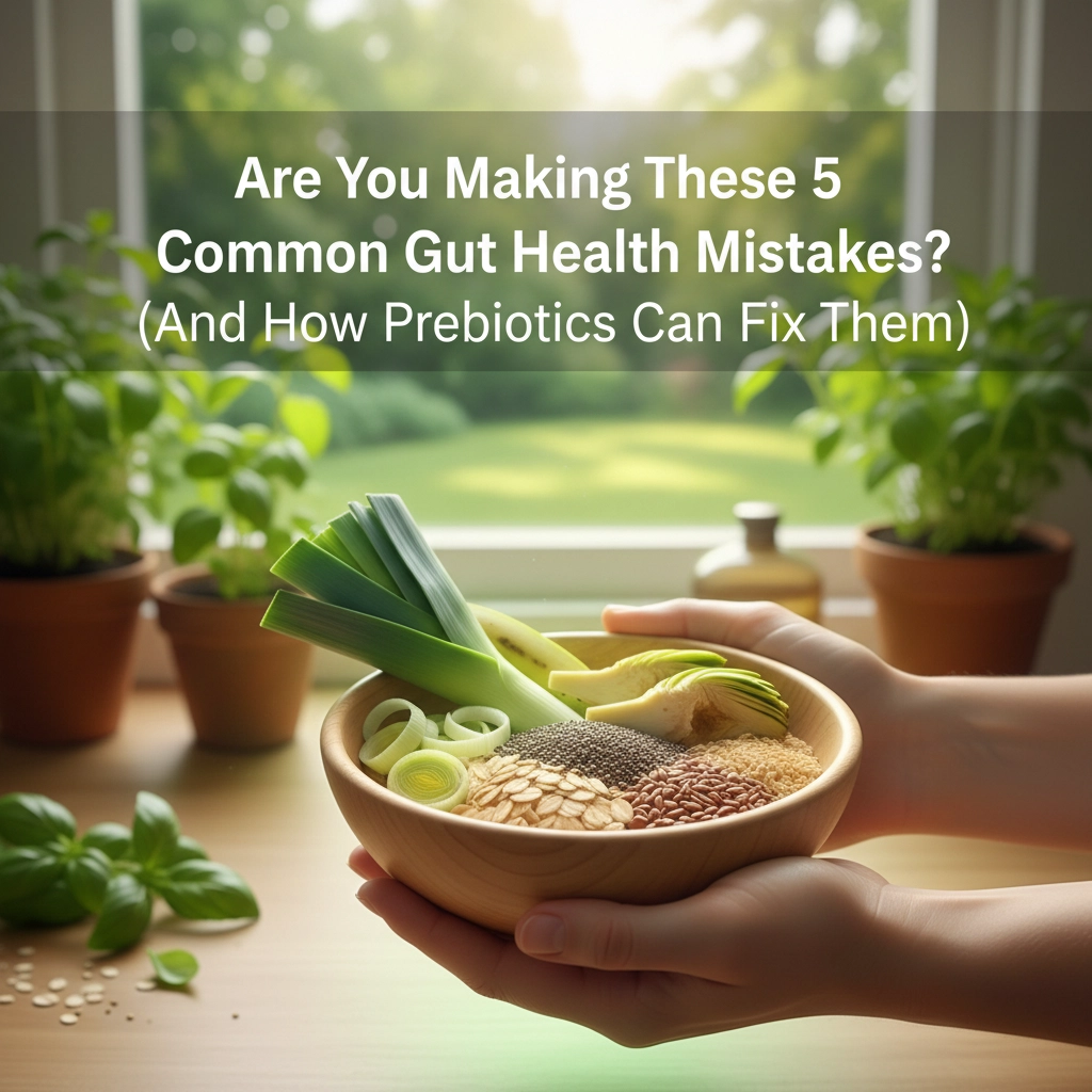Are You Making These 5 Common Gut Health Mistakes? (And How Prebiotics Can Fix Them)
