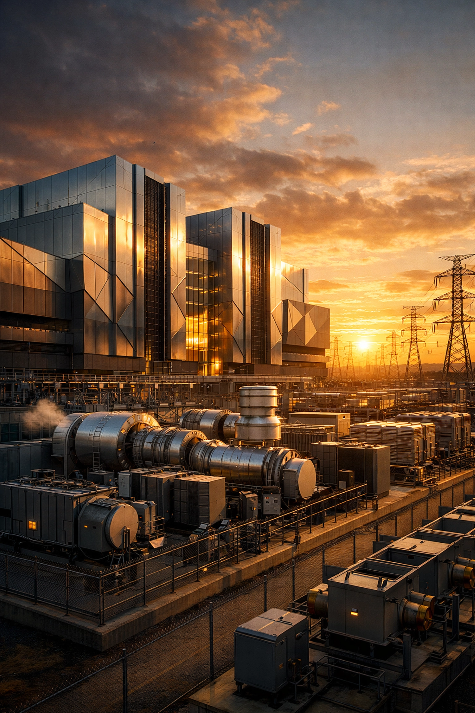 Data center and power infrastructure facilities for institutional real estate investment