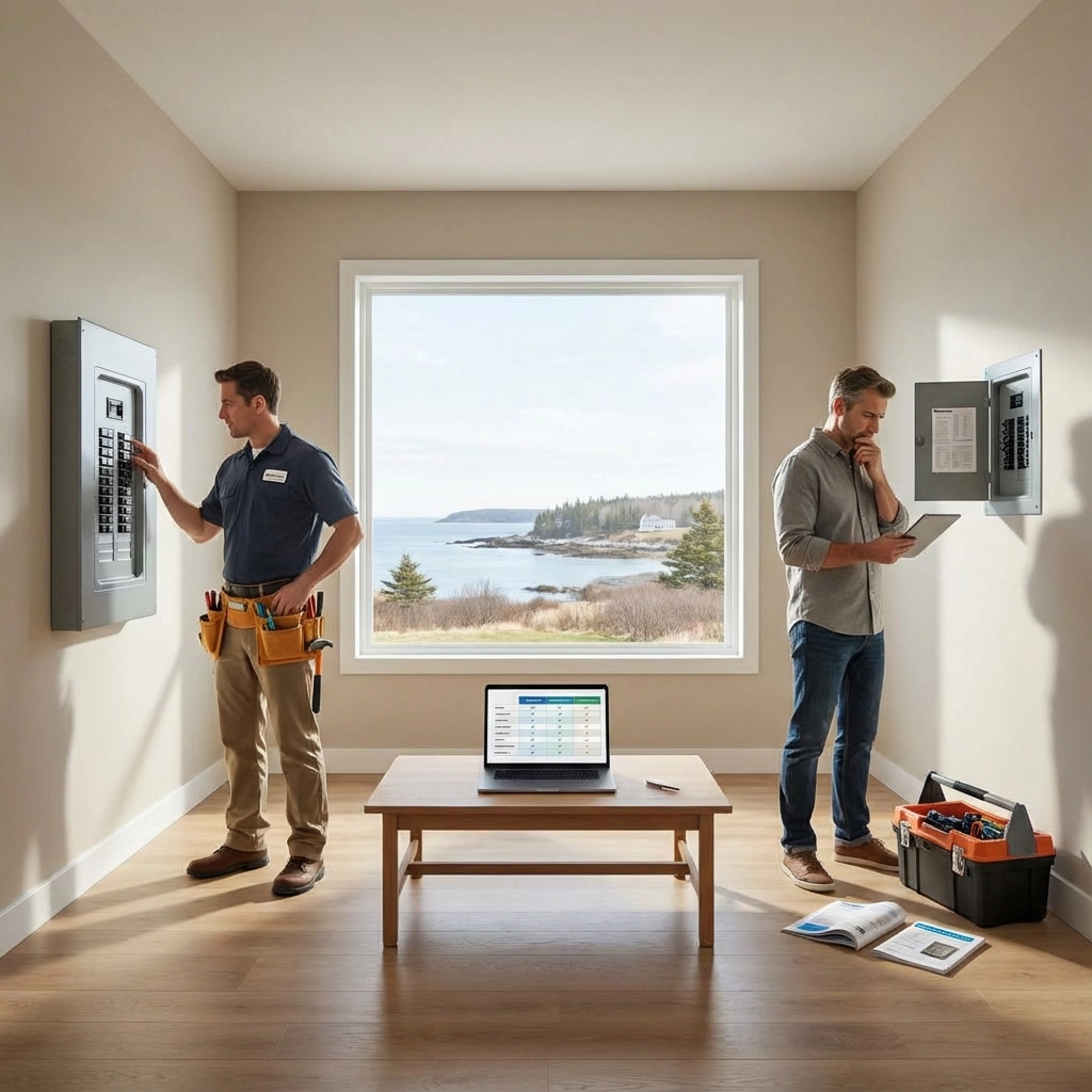 Electricians in Biddeford Maine Vs. DIY Service Upgrades: Which Is Better For Your Home (and Wallet)?