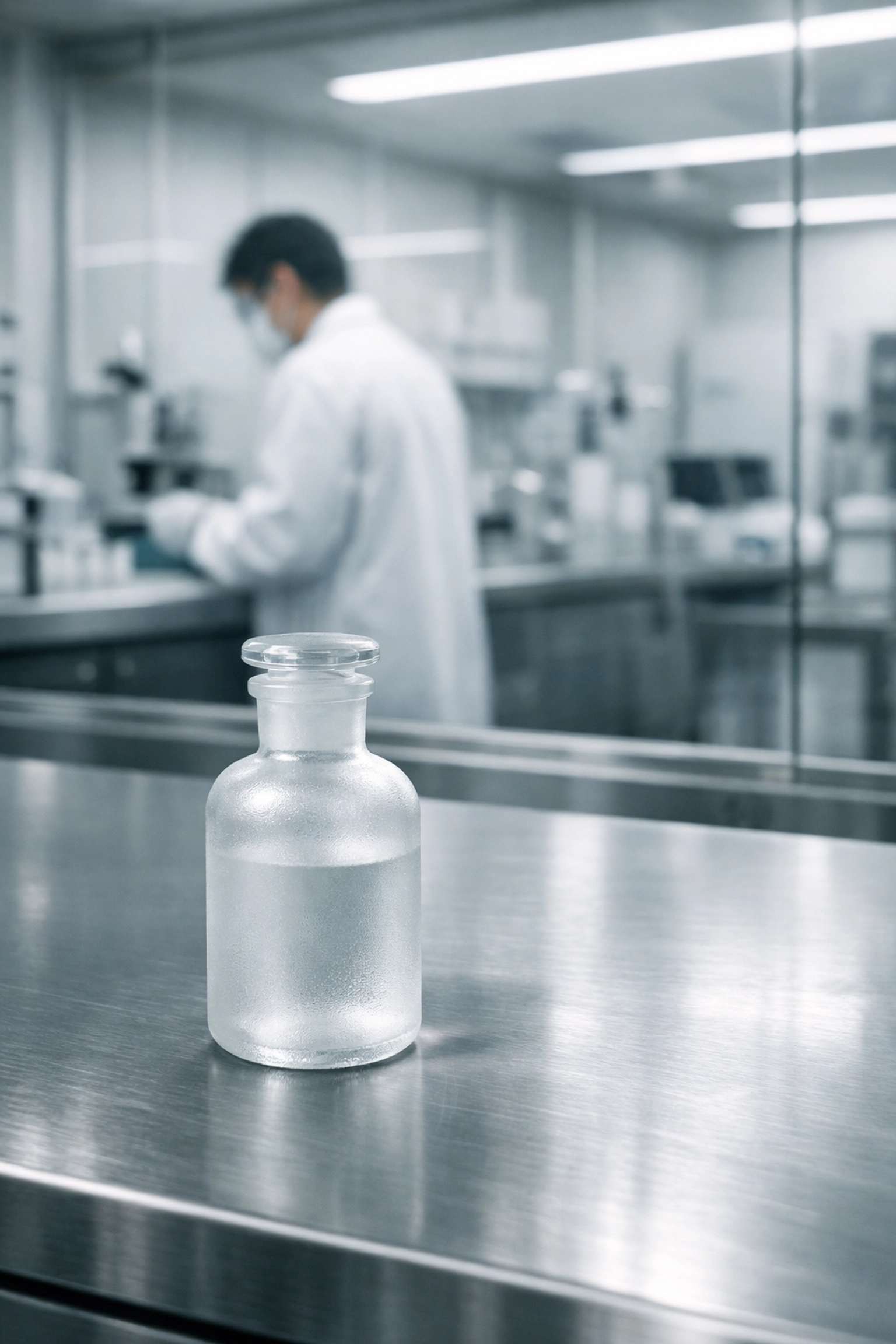 Clinical laboratory in Seoul representing K-beauty R&D and pharmaceutical skincare legitimacy.