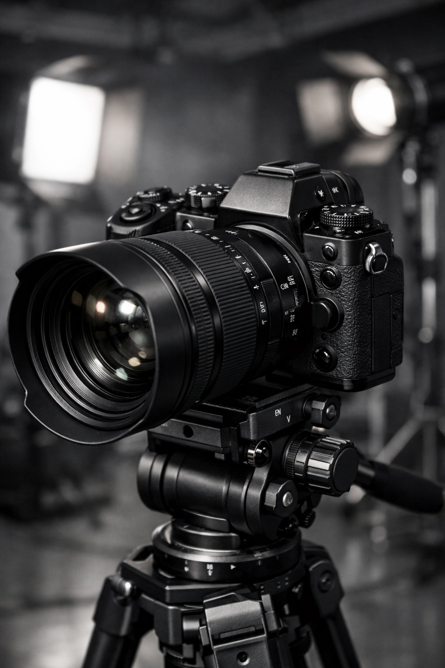 Professional camera setup for brand photography miami, showcasing technical precision in-studio.