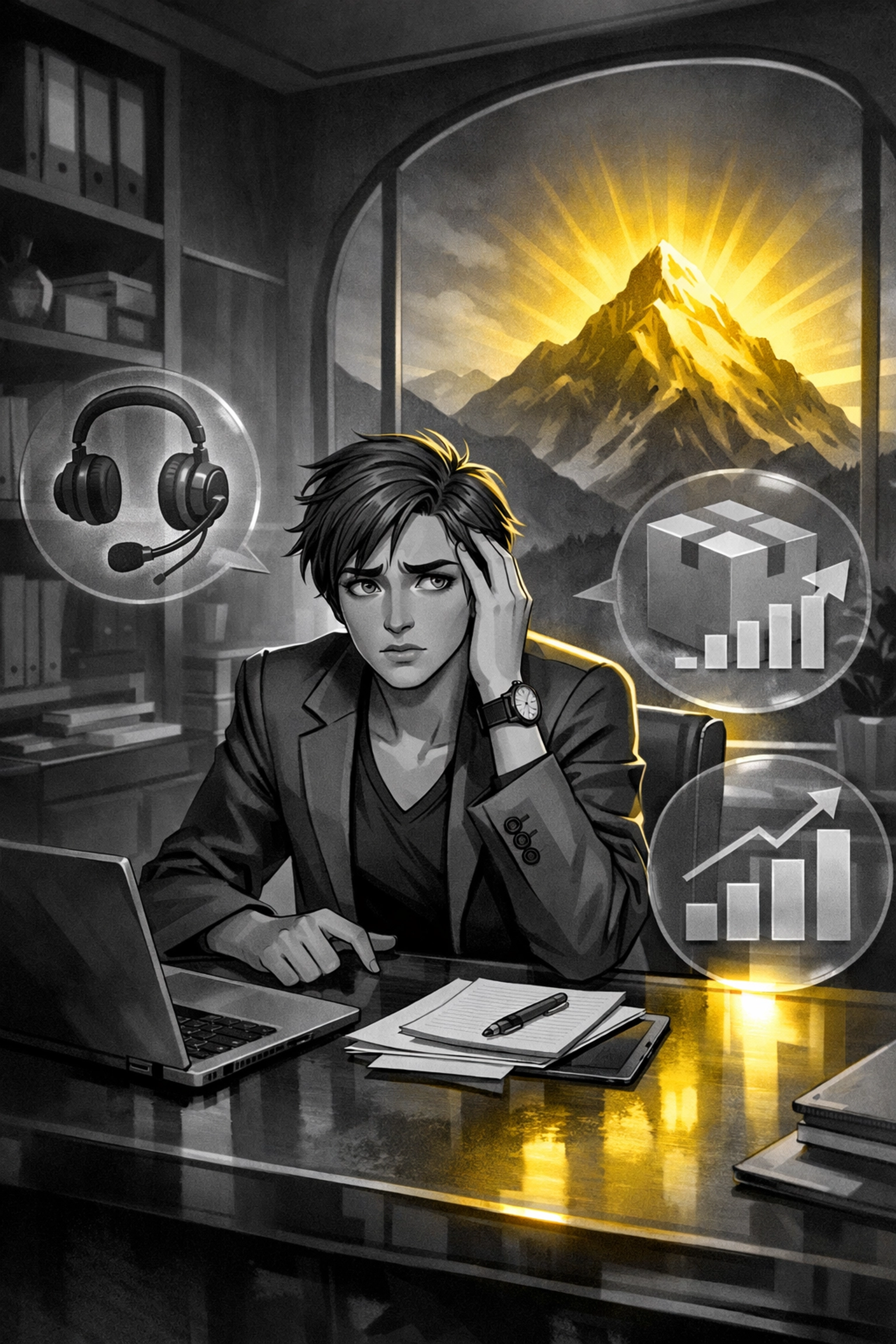 Amazon brand owner transitioning from daily operational tasks to a strategic scaling strategy for their business.