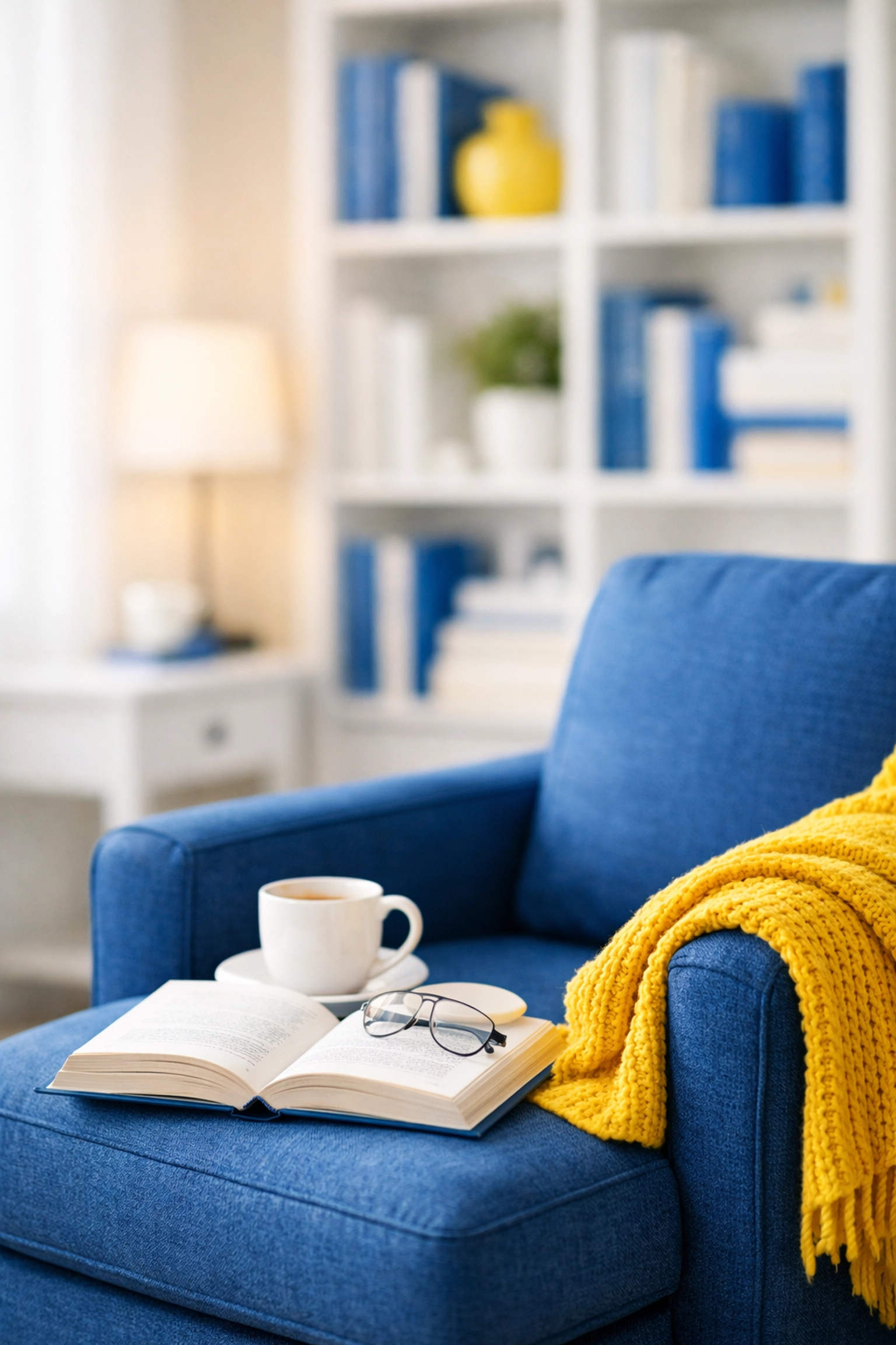 Organized home office area illustrating the stress-free benefits of weekly house cleaning in Bedford.