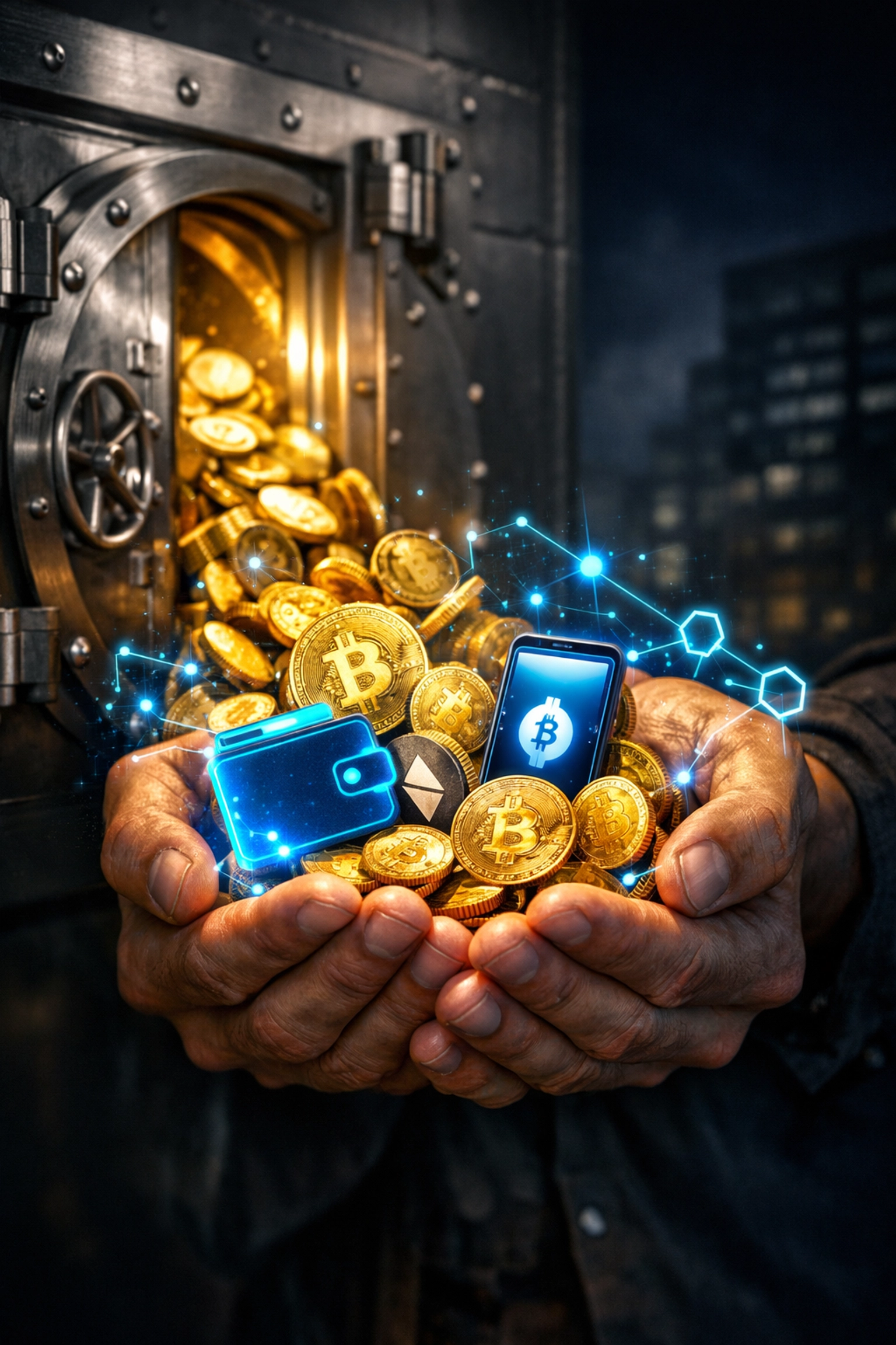 Self-custody crypto payments with Larecoin merchant wallet receiving funds directly