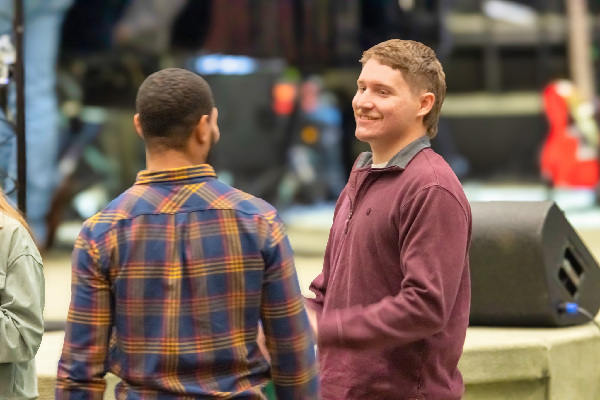 Connection Team in Church Lobby