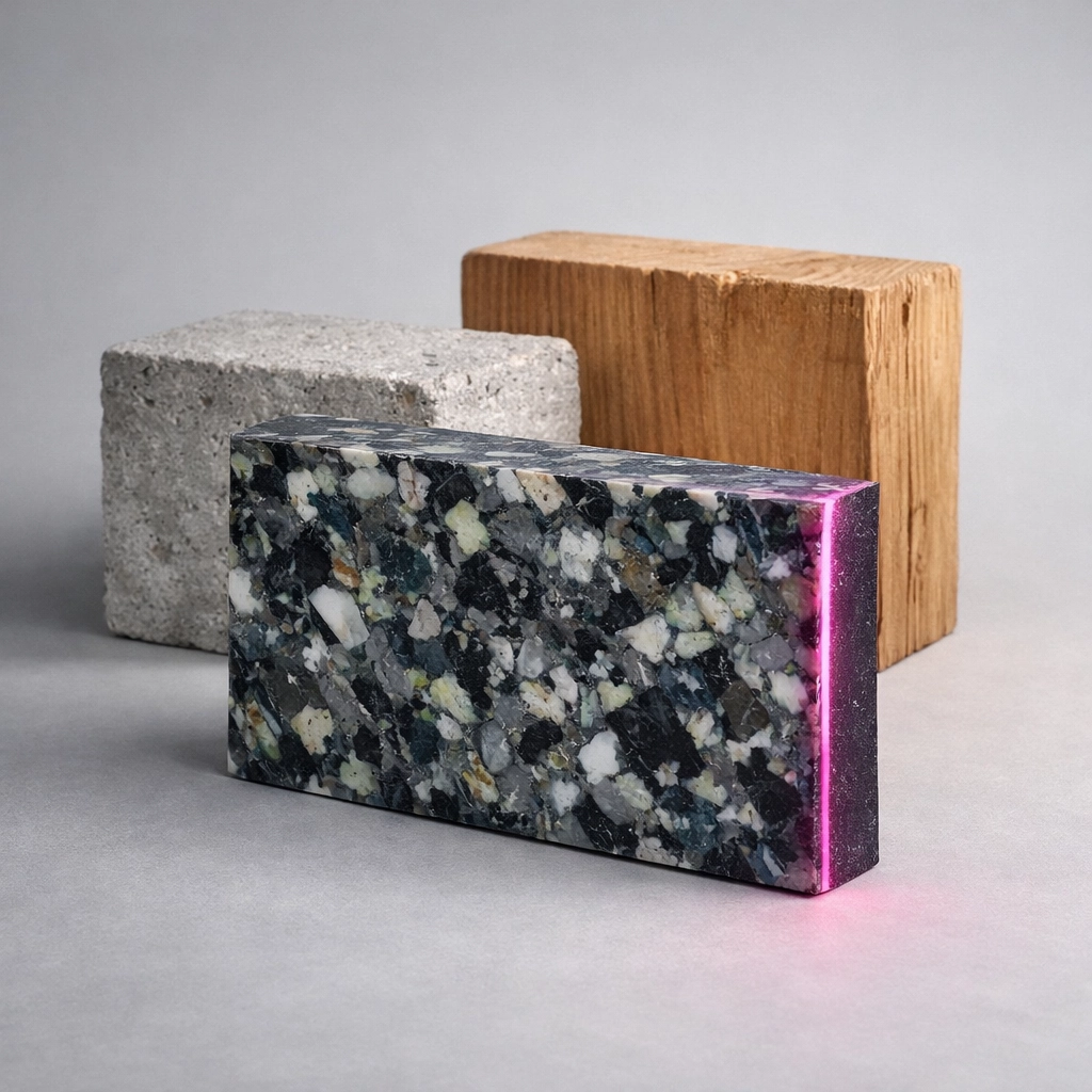 Recycled plastic sheets vs concrete and timber for low carbon construction and sustainable building targets.