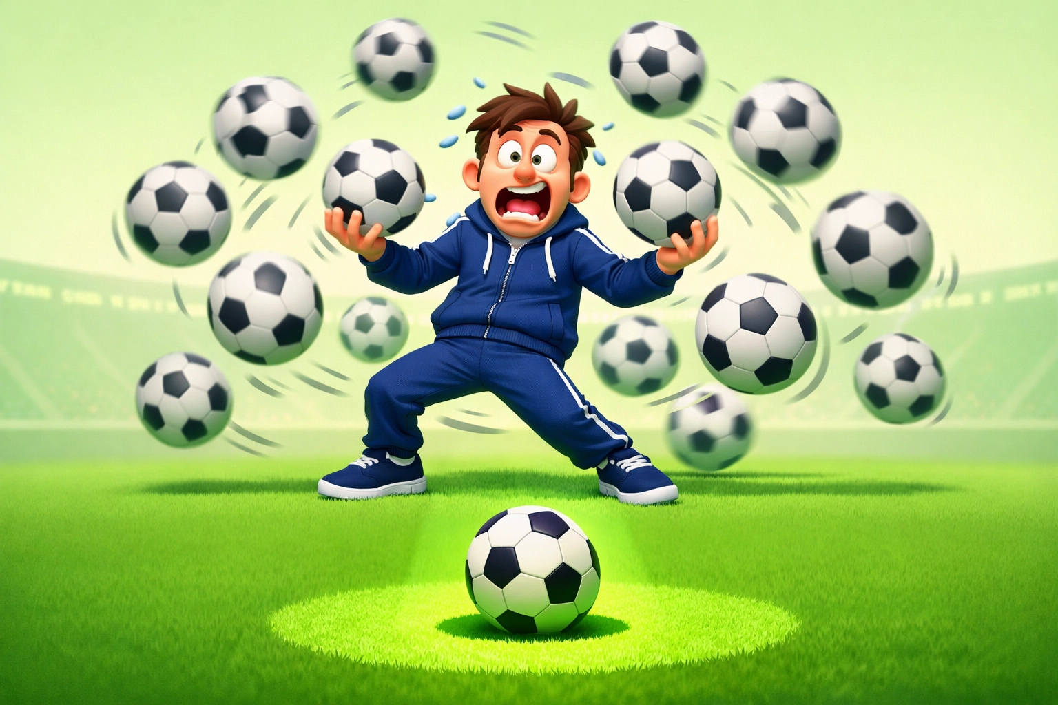 Graphic showing the benefit of focusing on a niche football betting market instead of too many leagues.