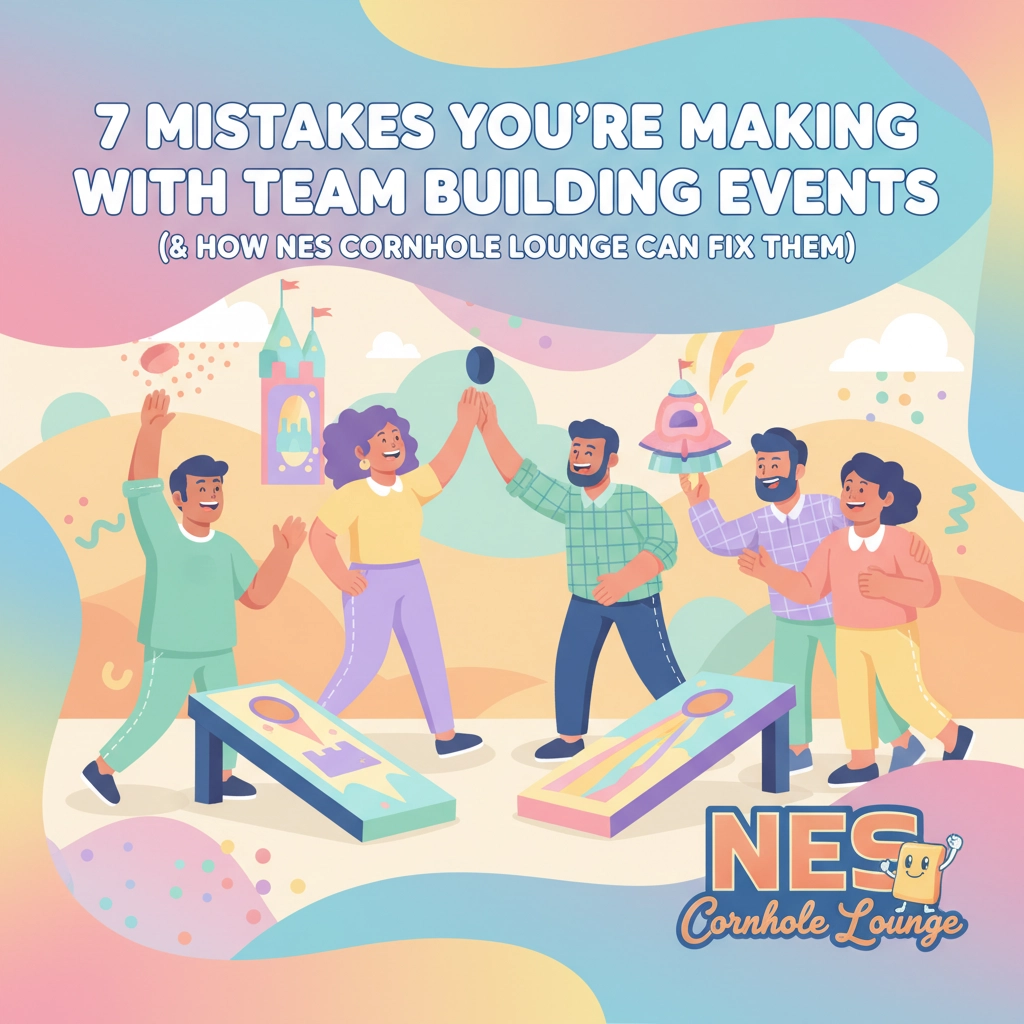 7 Mistakes You're Making with Team Building Events (And How NES Cornhole Lounge Can Fix Them)