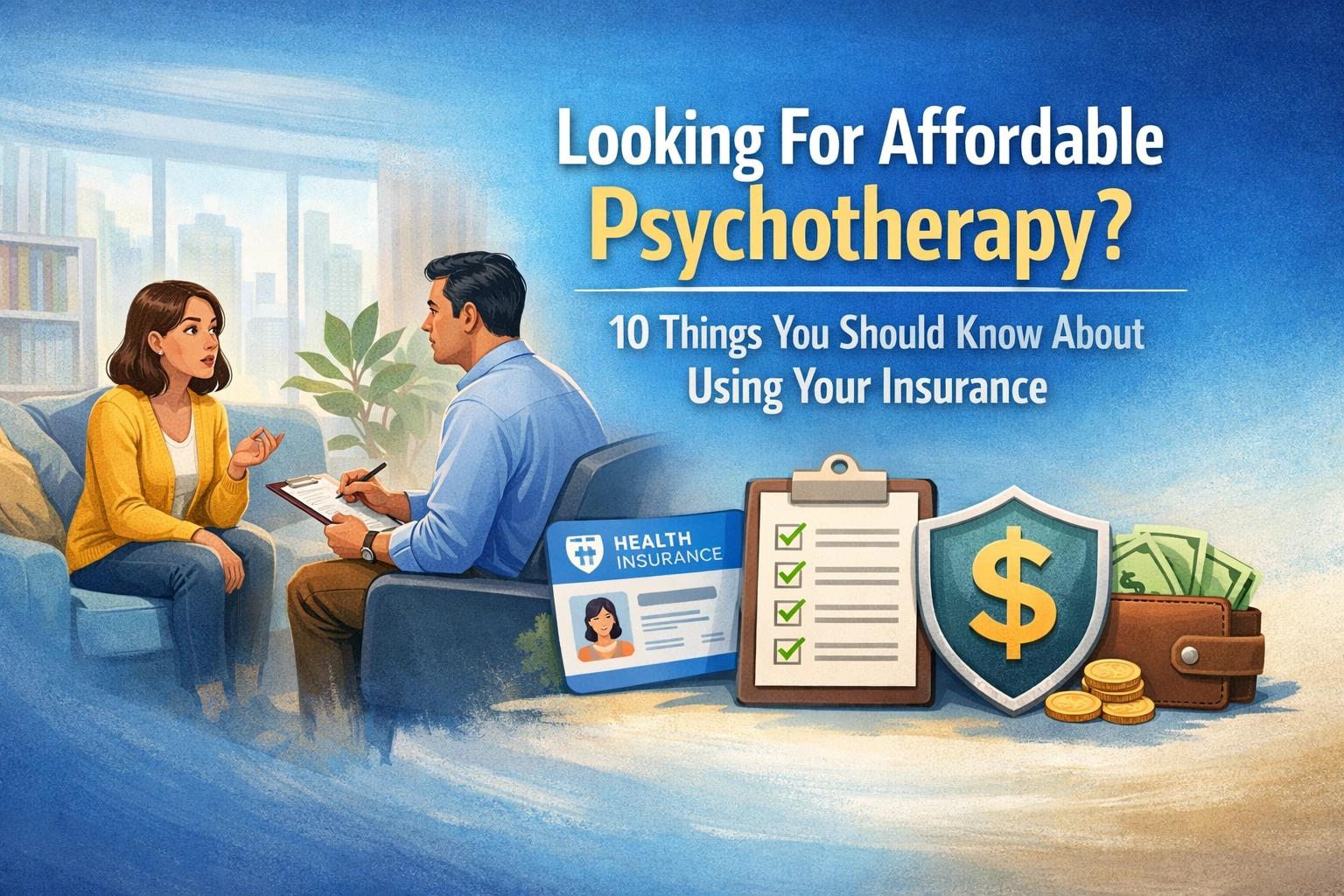 [HERO] Looking For Affordable Psychotherapy? 10 Things You Should Know About Using Your Insurance