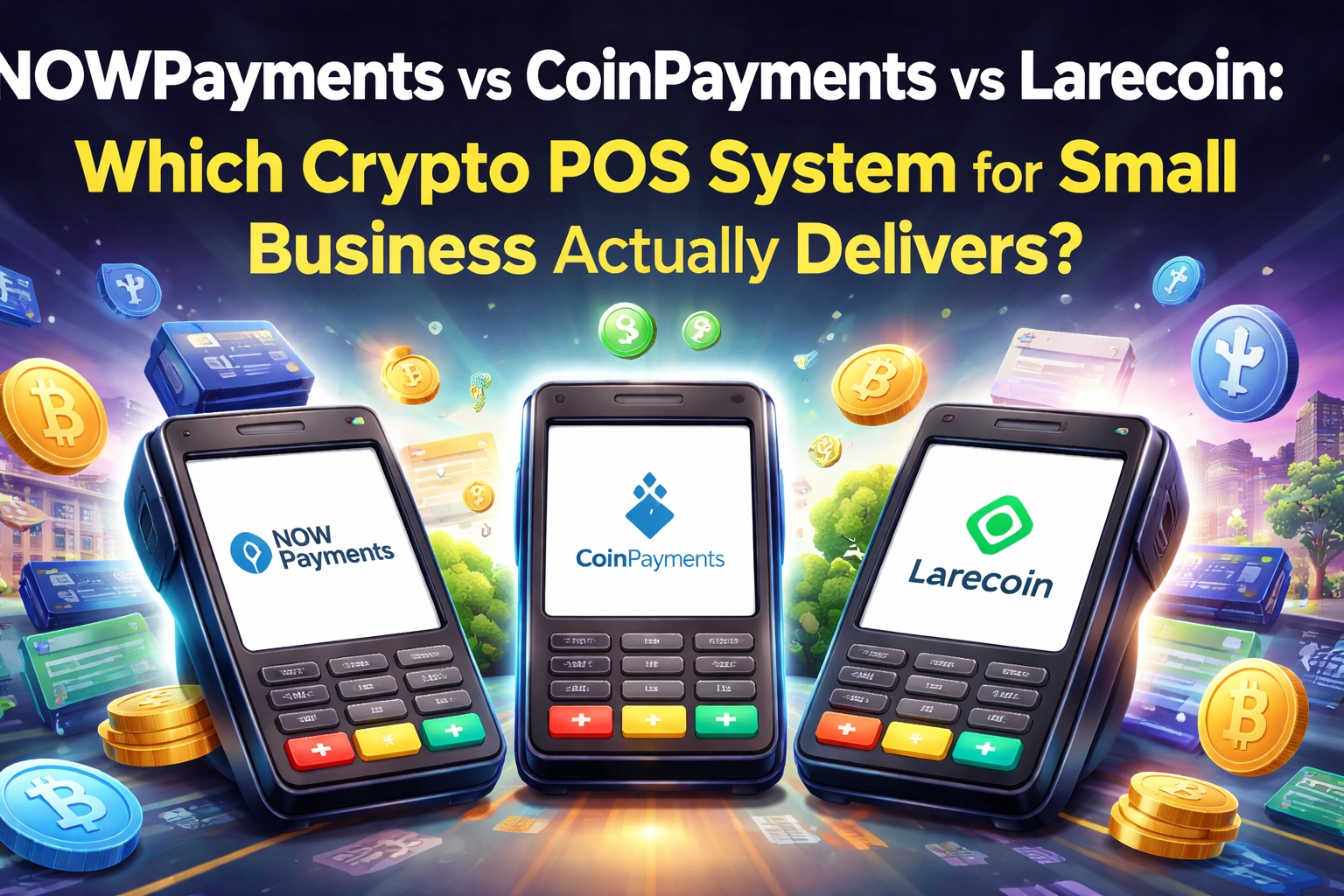[HERO] NOWPayments vs CoinPayments vs Larecoin: Which Crypto POS System for Small Business Actually Delivers?