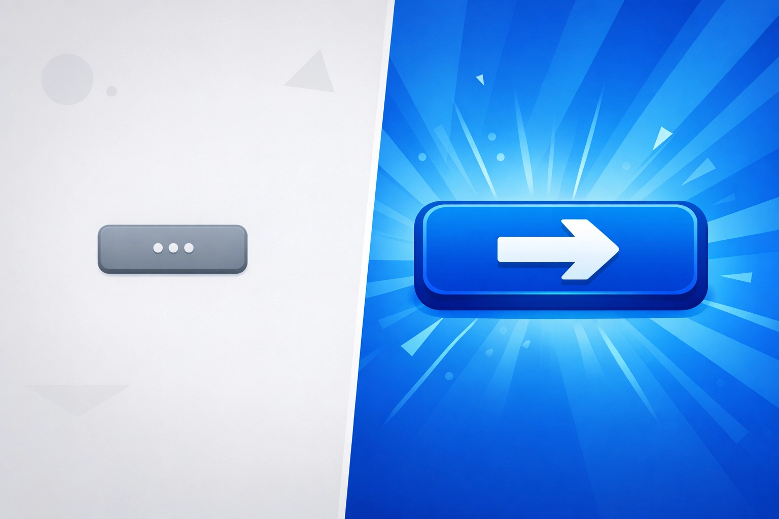 Comparison of weak versus strong call-to-action buttons for better website conversions