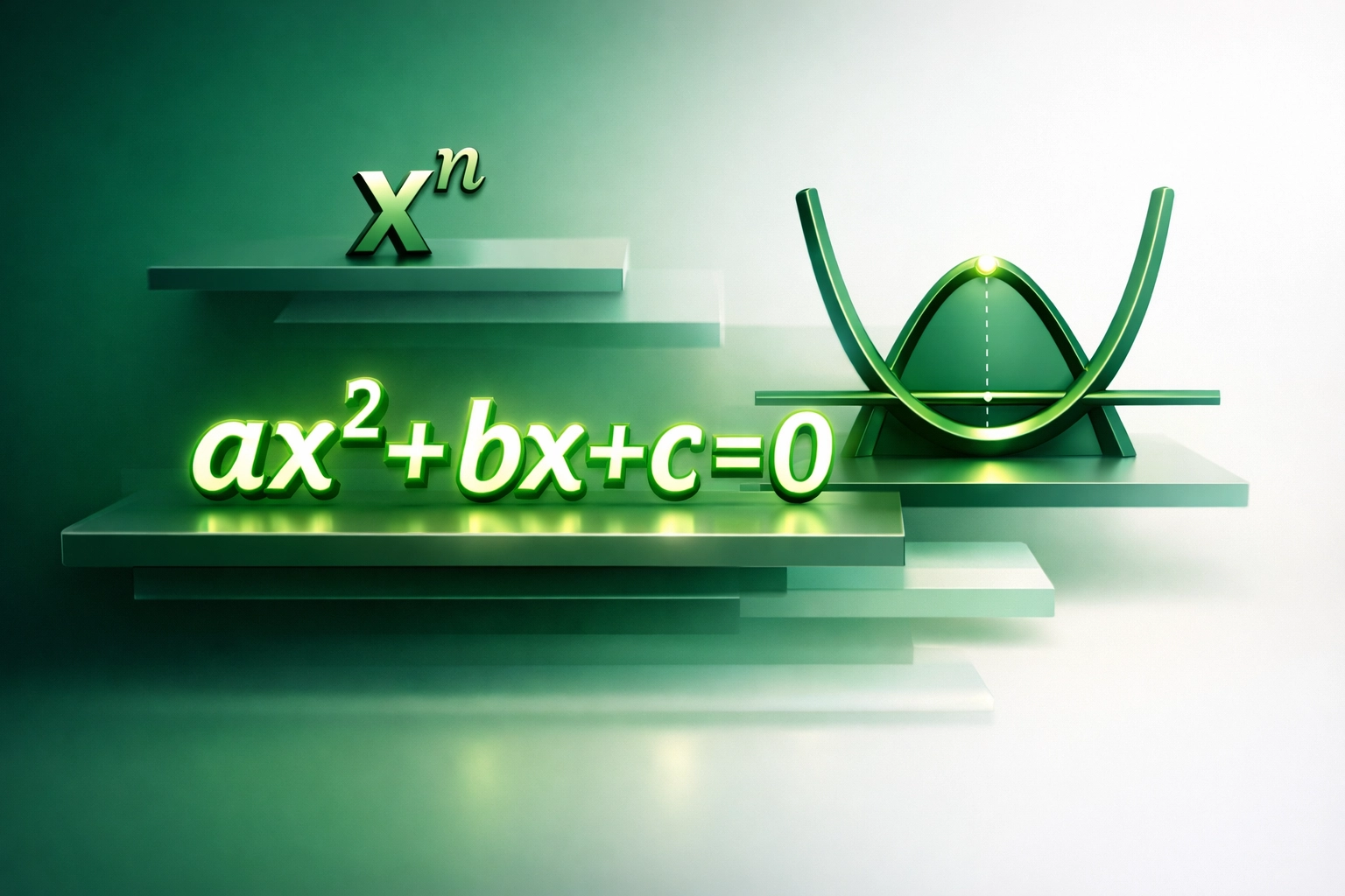 SAT advanced algebra formulas including quadratic equations and exponential notation
