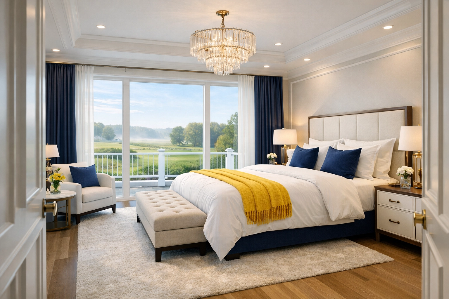 Impeccably clean luxury bedroom suite in Lexington providing ultimate peace of mind.