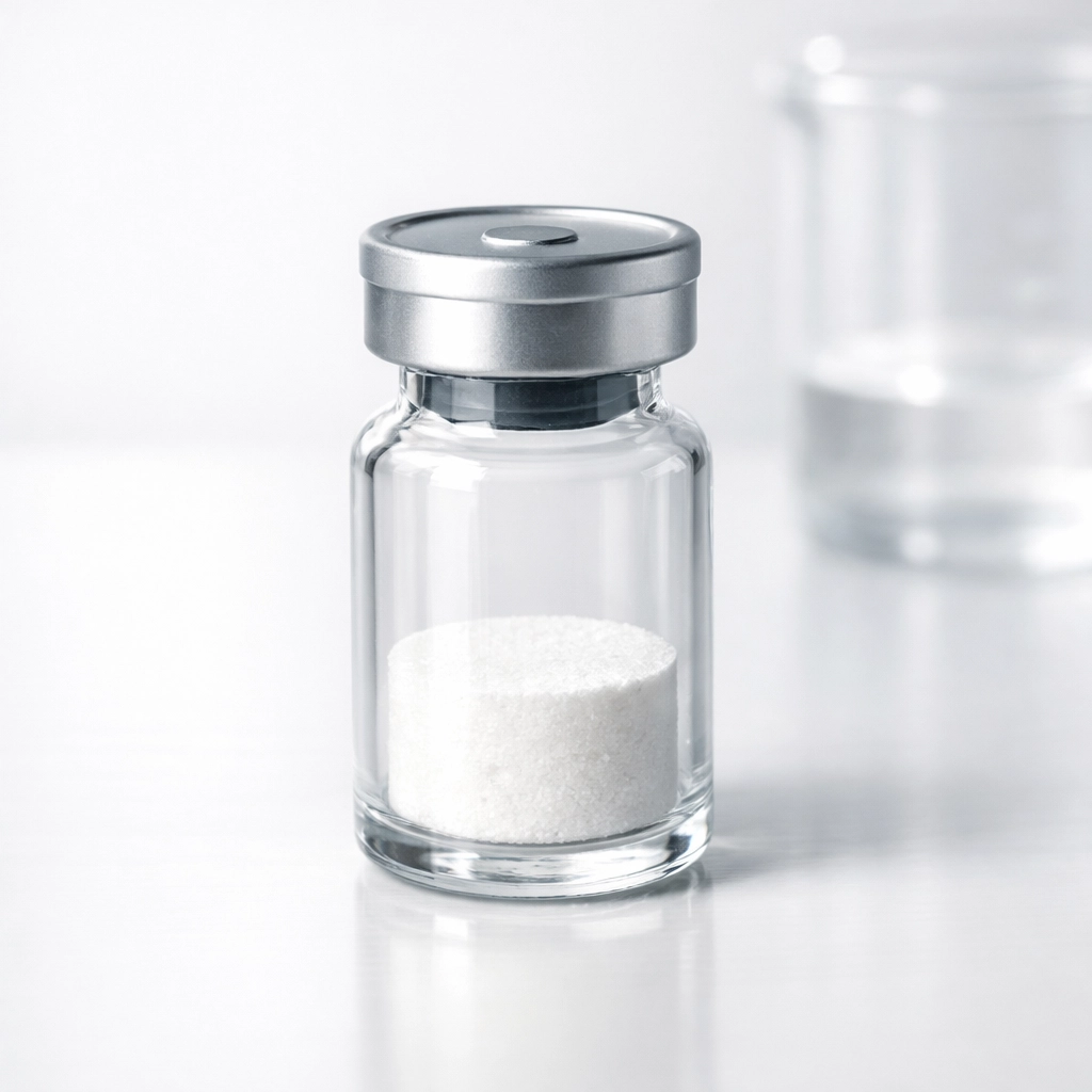 High-purity BPC-157 peptide vial for research into accelerated soft tissue healing.