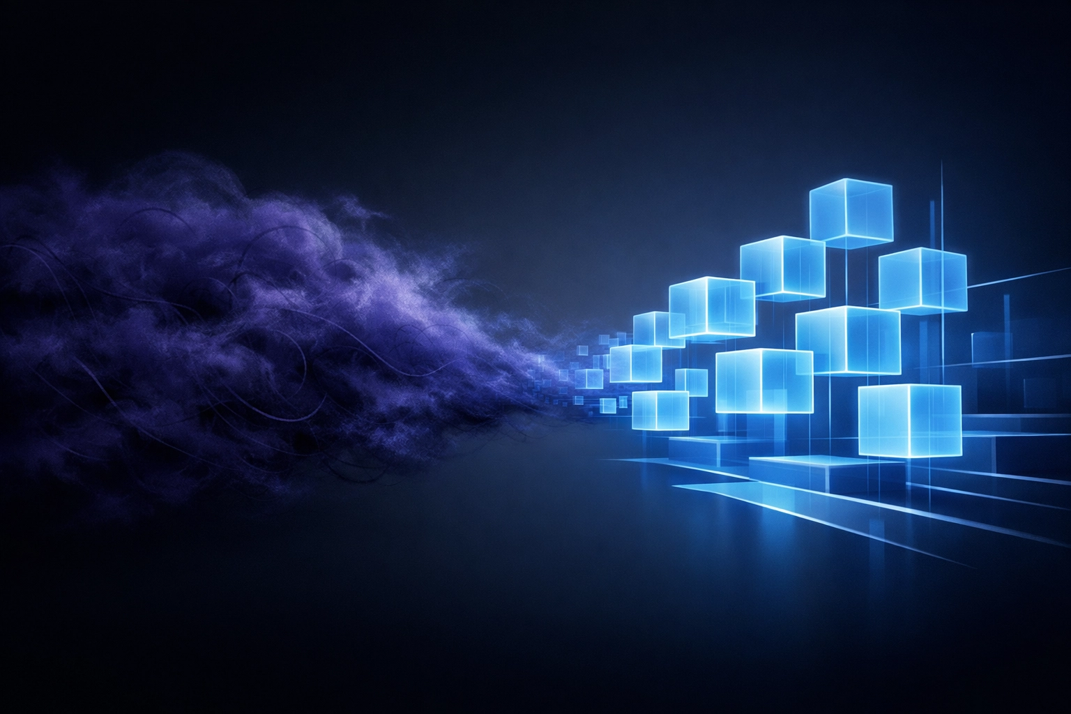 Illustration of cognitive load transforming from mental chaos into organized structure for neurodivergent brains.