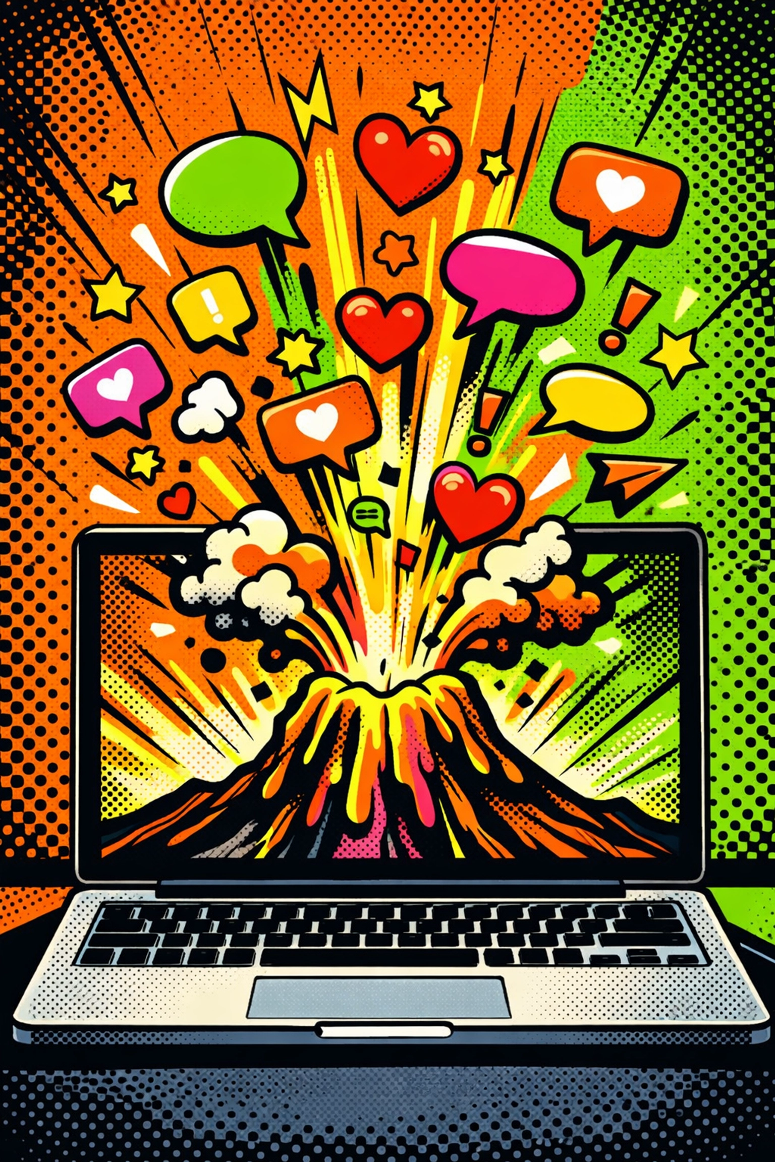 AI content generator for small business creating social media posts and marketing ideas.