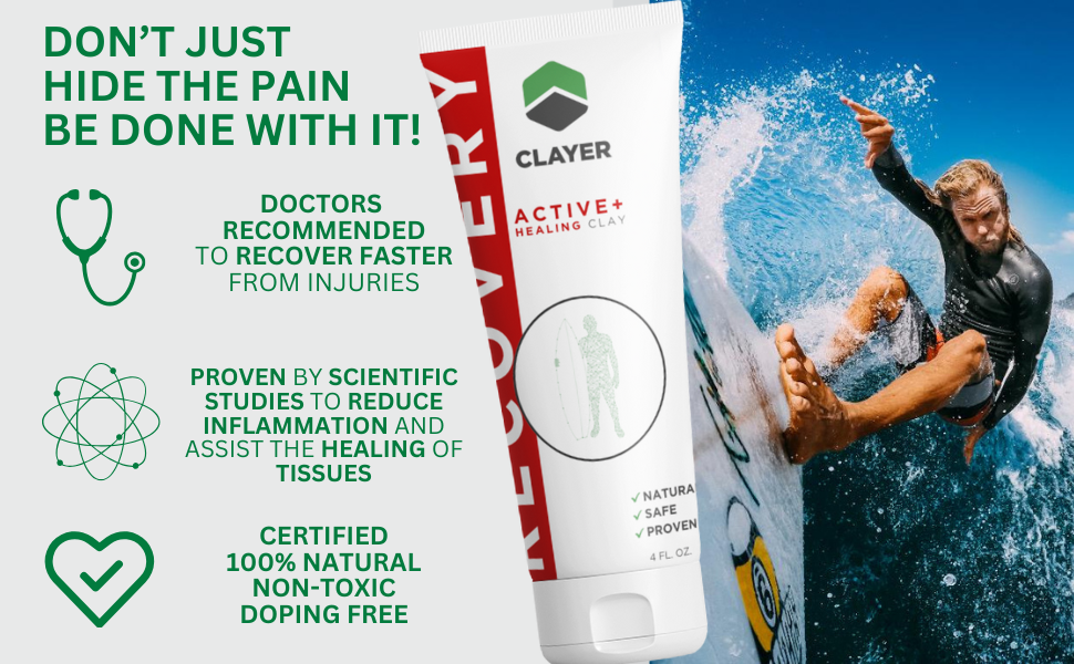 CLAYER Active+ Healing Clay