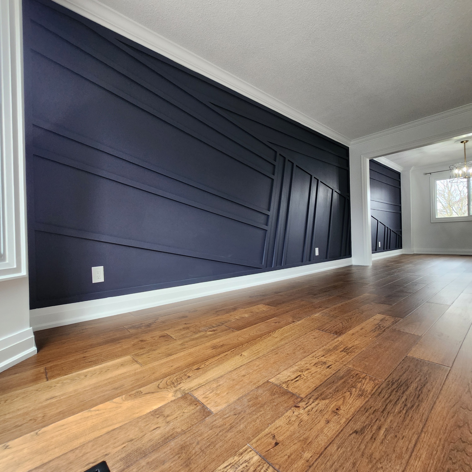 Custom Accent Wall Installation