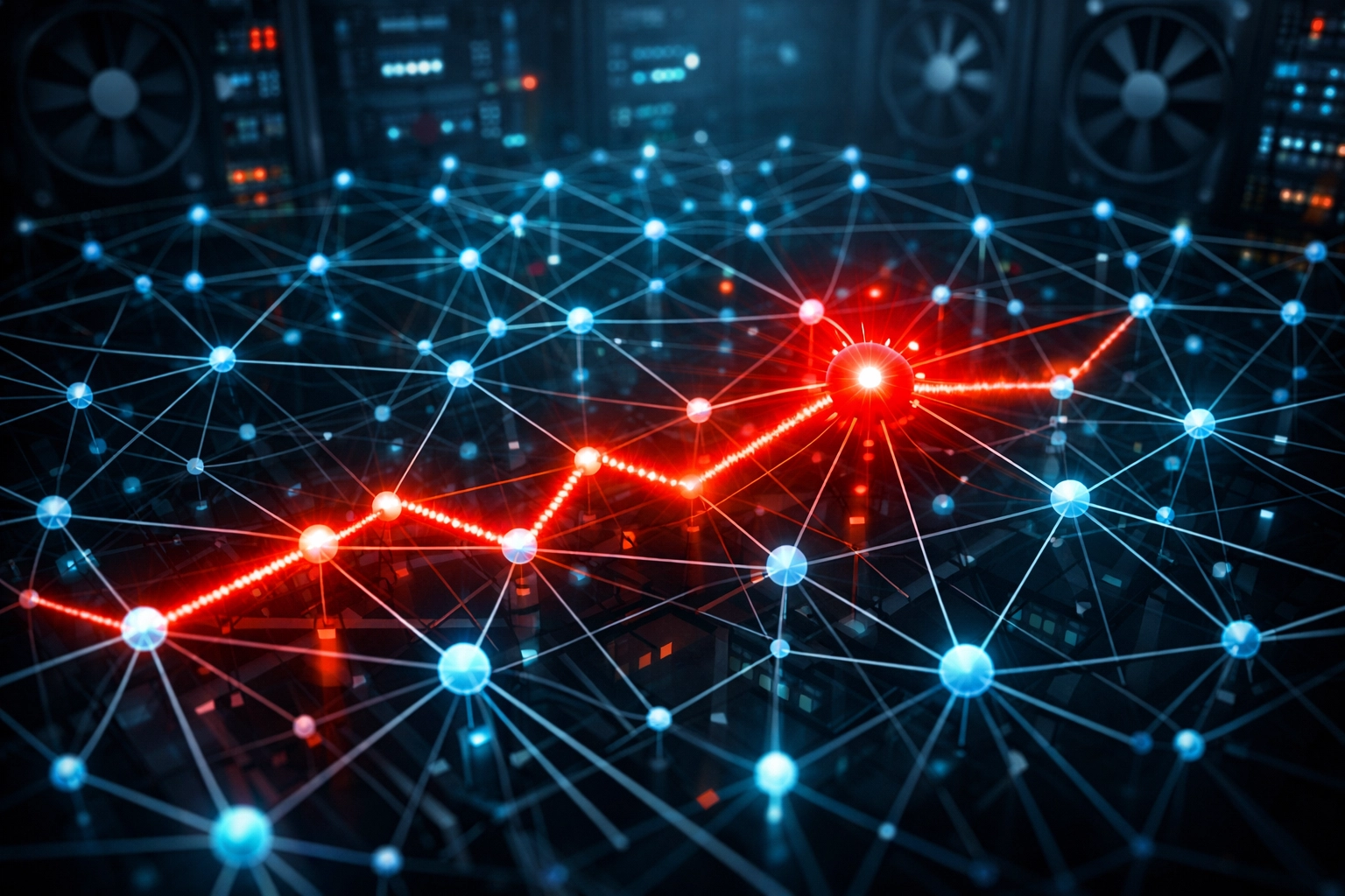 Startup news India: AI network graph tracing illicit money through criminal intelligence databases.