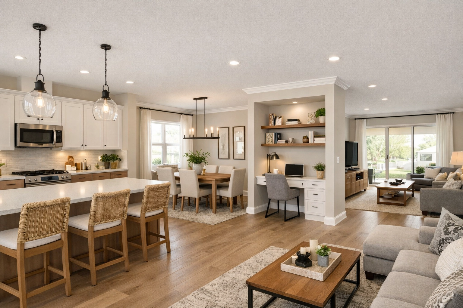 Open-concept Orlando home with purpose-driven floor plan and defined functional zones