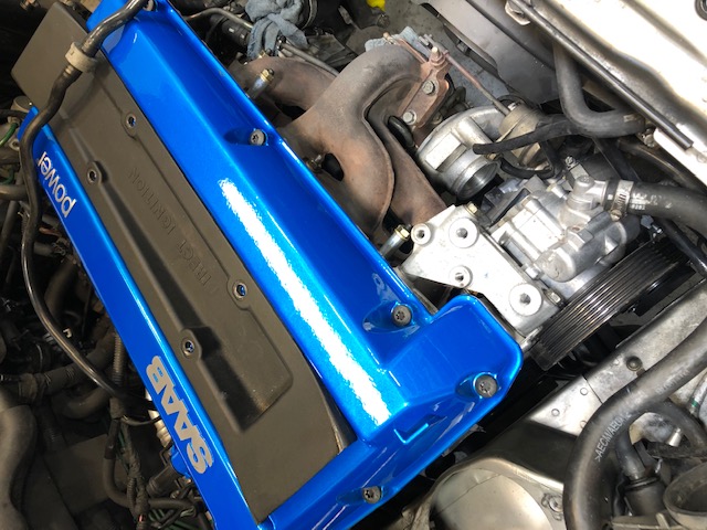 Custom Powder Coated SAAB Valve Cover