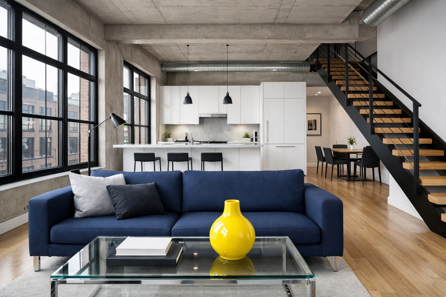 Clean, modern apartment interior representing professional apartment cleaning services in Leominster MA.