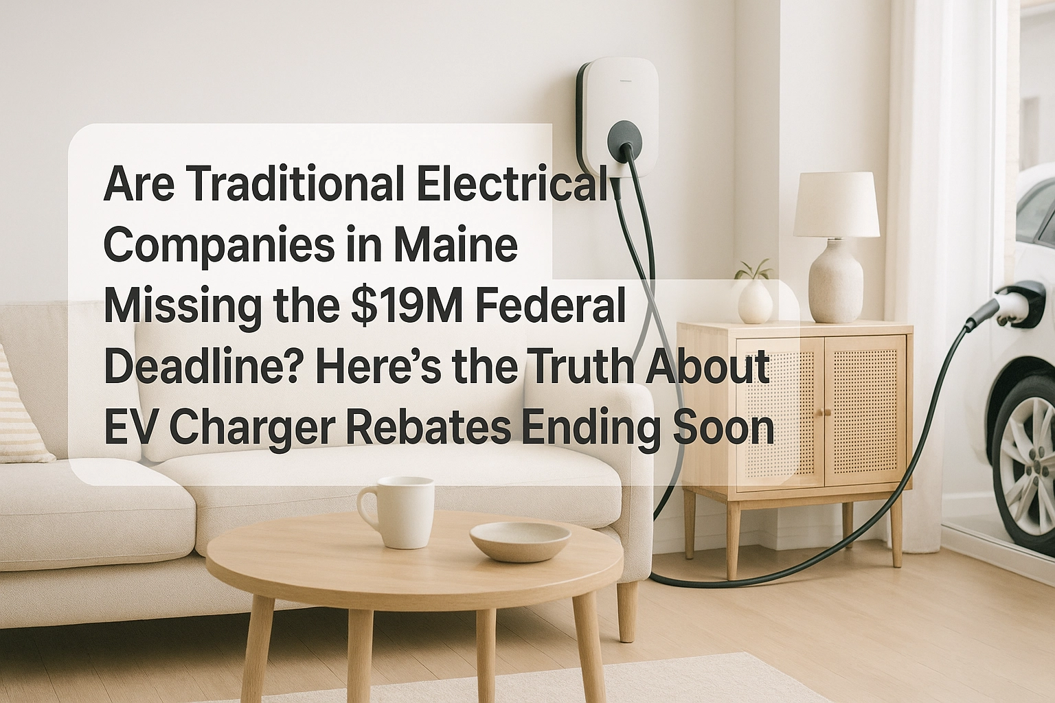 Are Traditional Electrical Companies in Maine Missing the $19M Federal Deadline? Here's the Truth About EV Charger Rebates Ending Soon