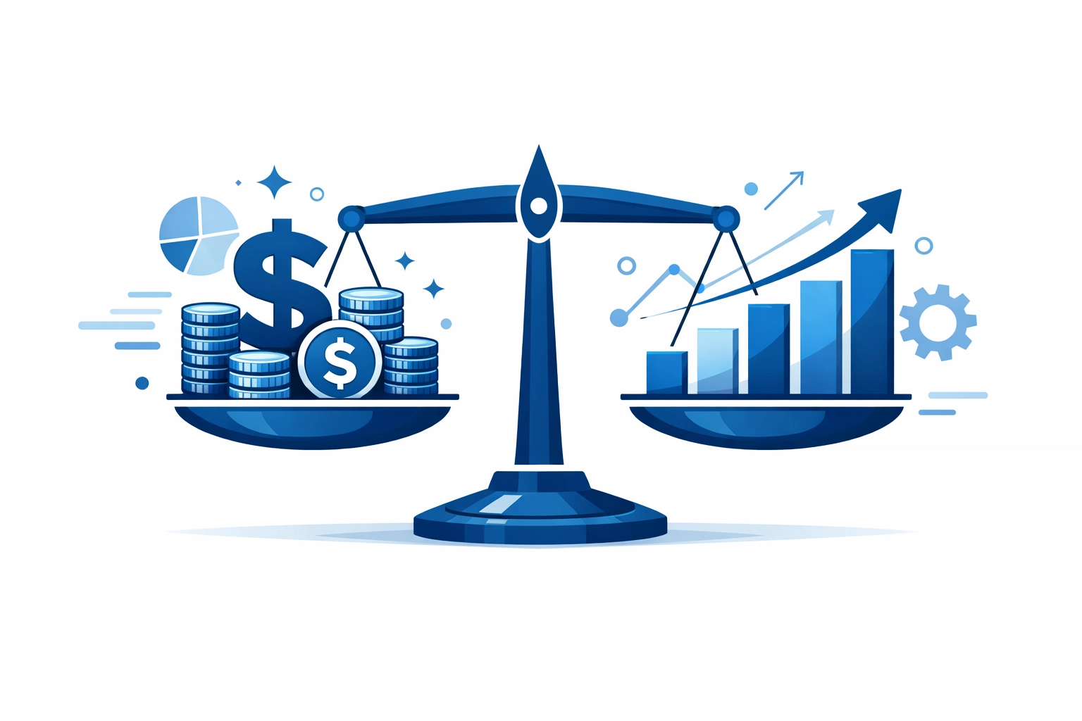 Marketing budget allocation scale balancing paid ads costs with organic growth ROI