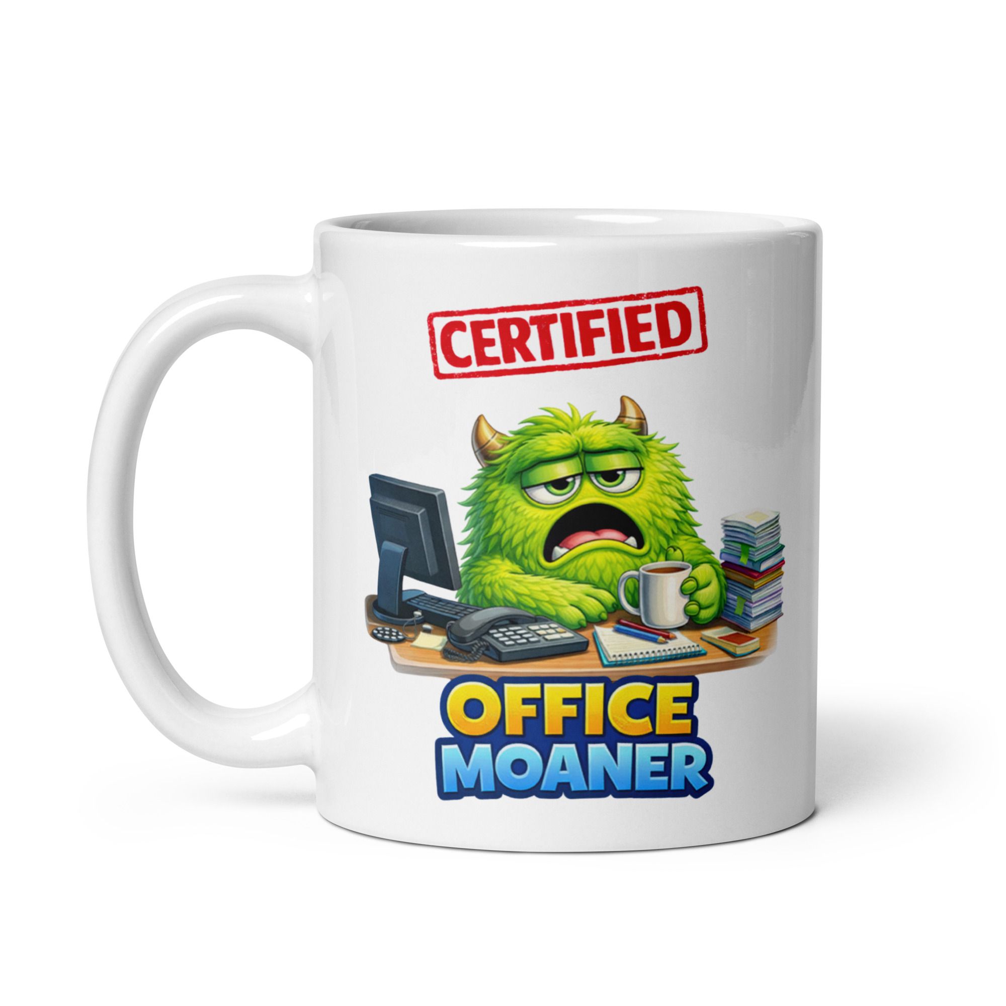 Funny office moaner mug for work banter