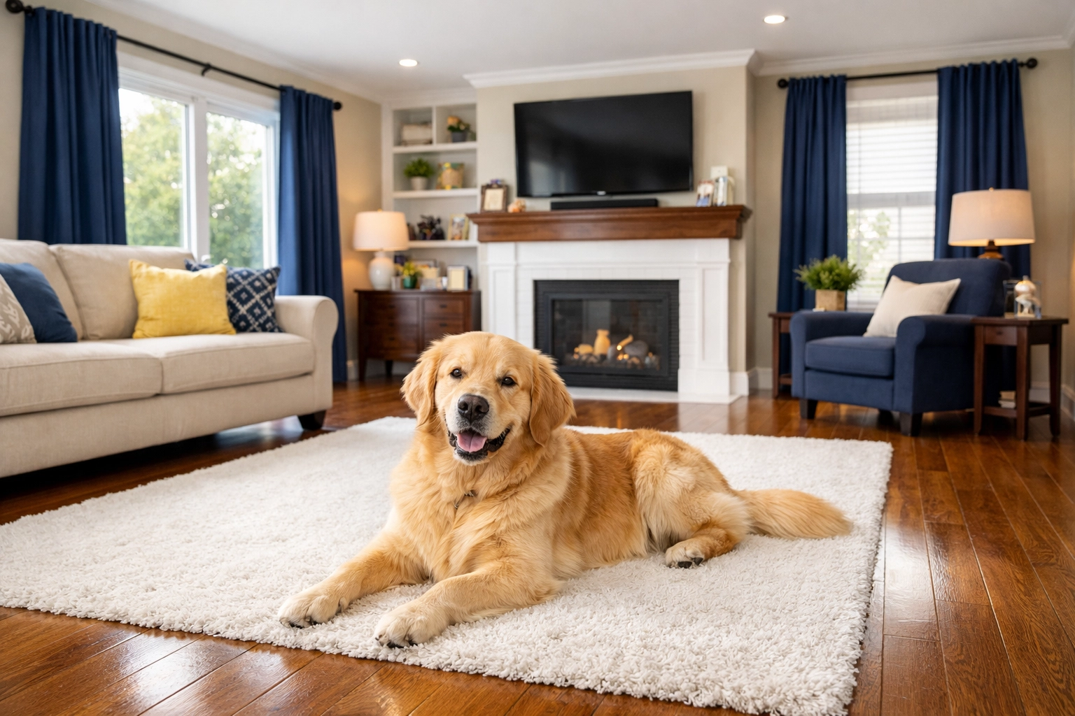 Professional cleaners in Leominster MA provide pet-friendly service for spotless living rooms.