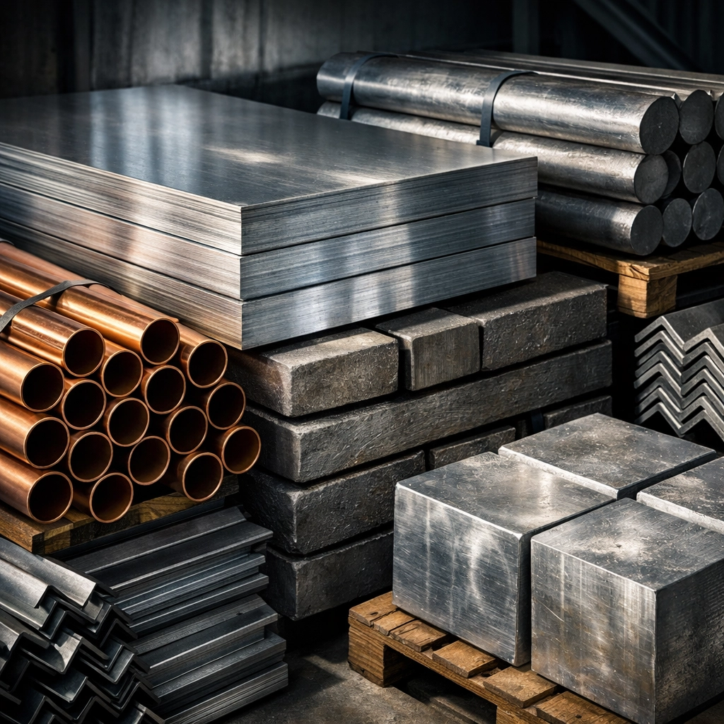 Industrial metal commodities representing China's critical mineral supply chain dominance