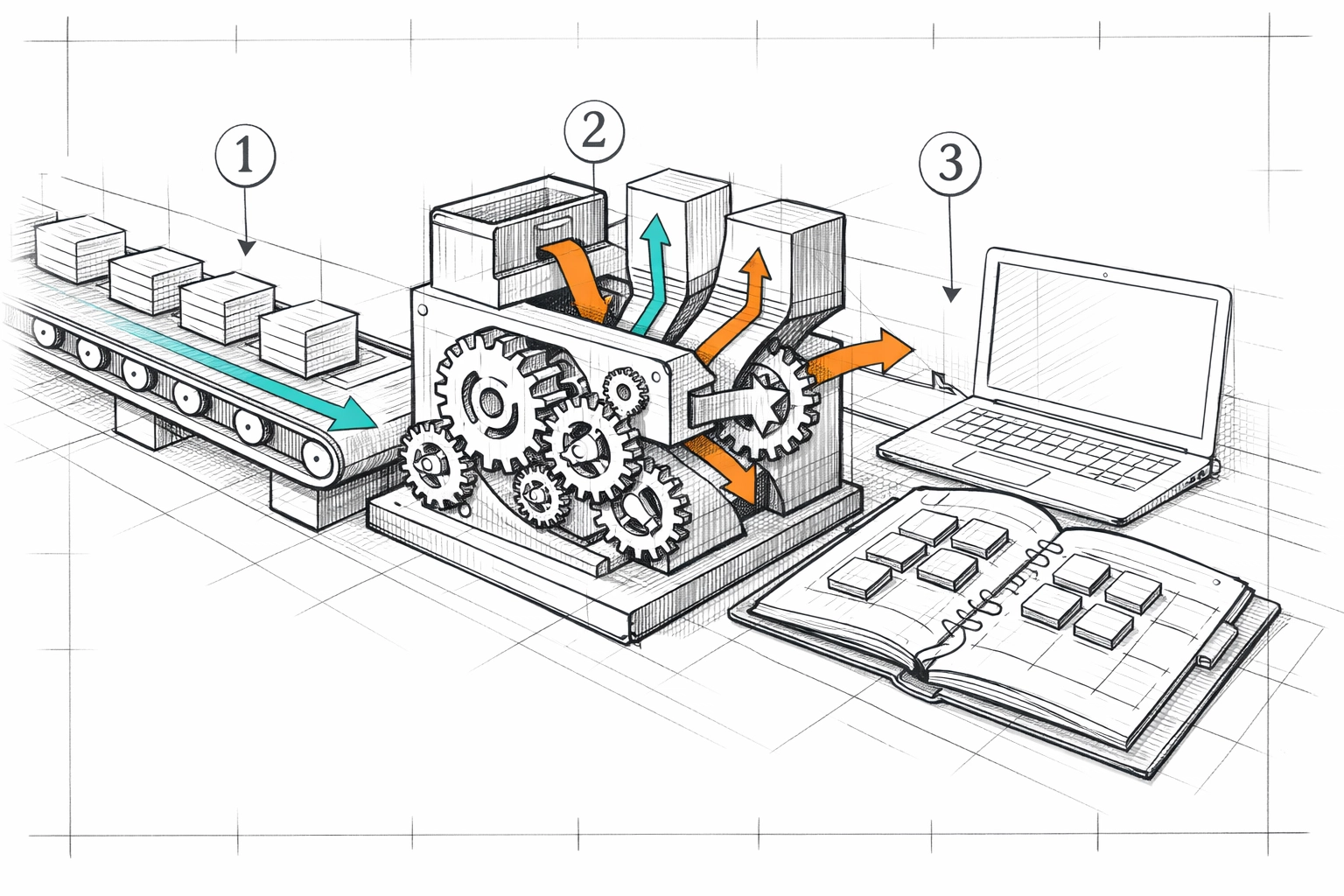Blueprint of pipeline automation converting leads into meetings using appointment setting services.