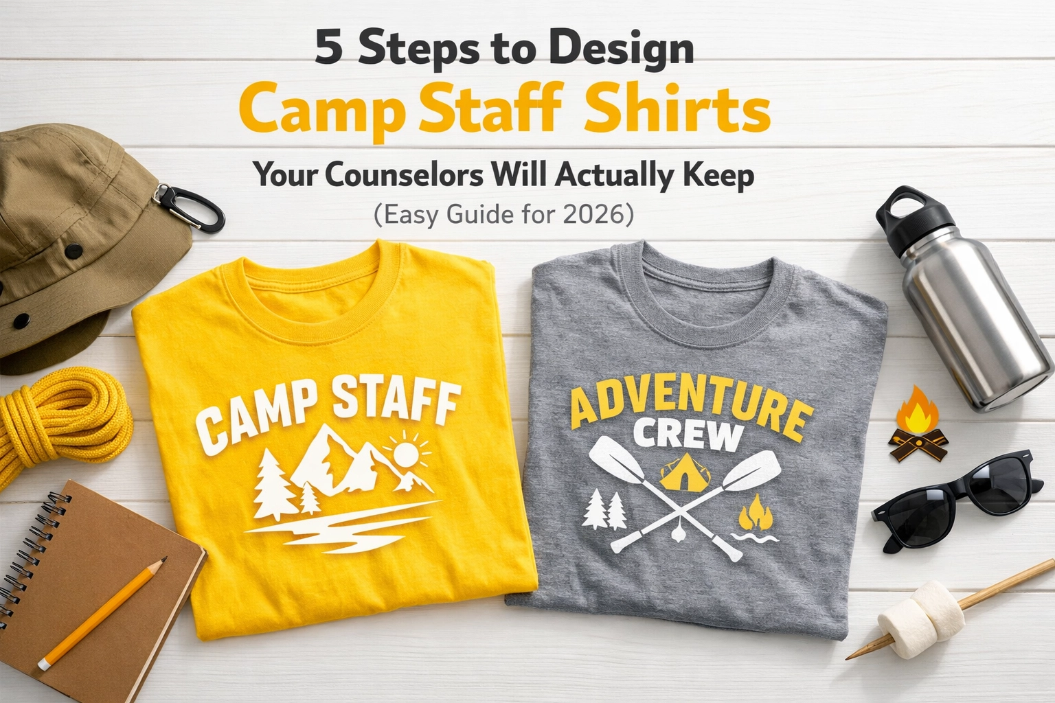 [HERO] 5 Steps to Design Camp Staff Shirts Your Counselors Will Actually Keep (Easy Guide for 2026)