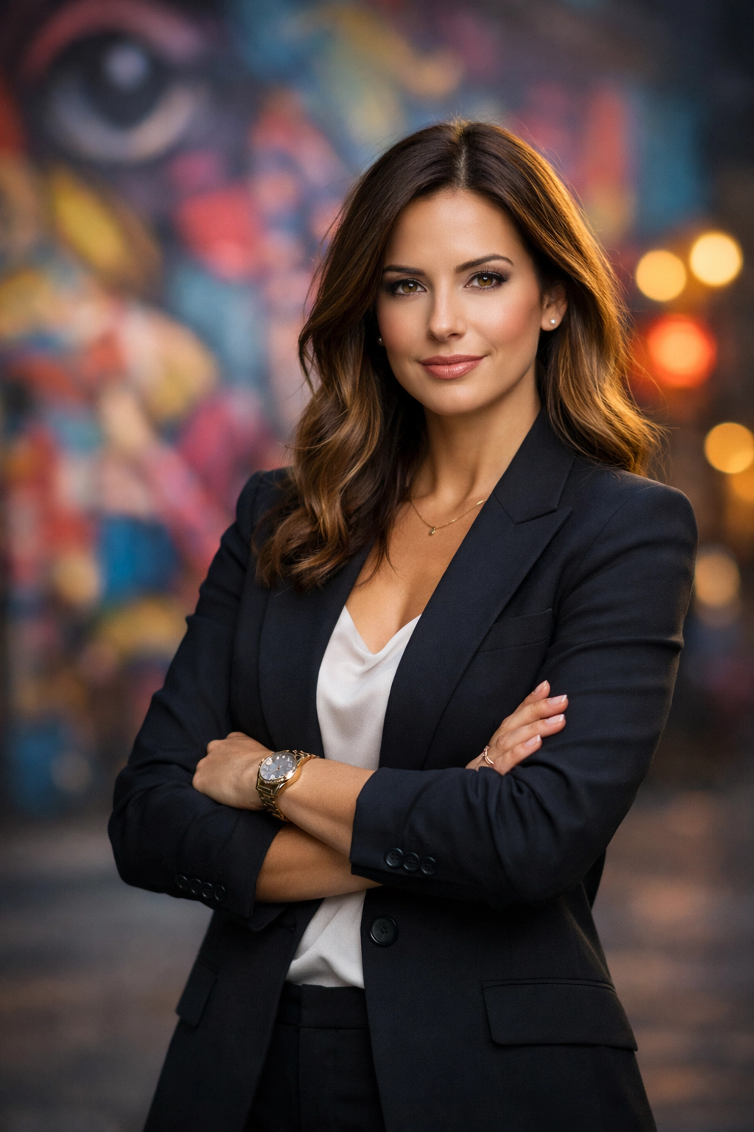 Professional personal branding portrait of a Dallas entrepreneur in the Deep Ellum district.