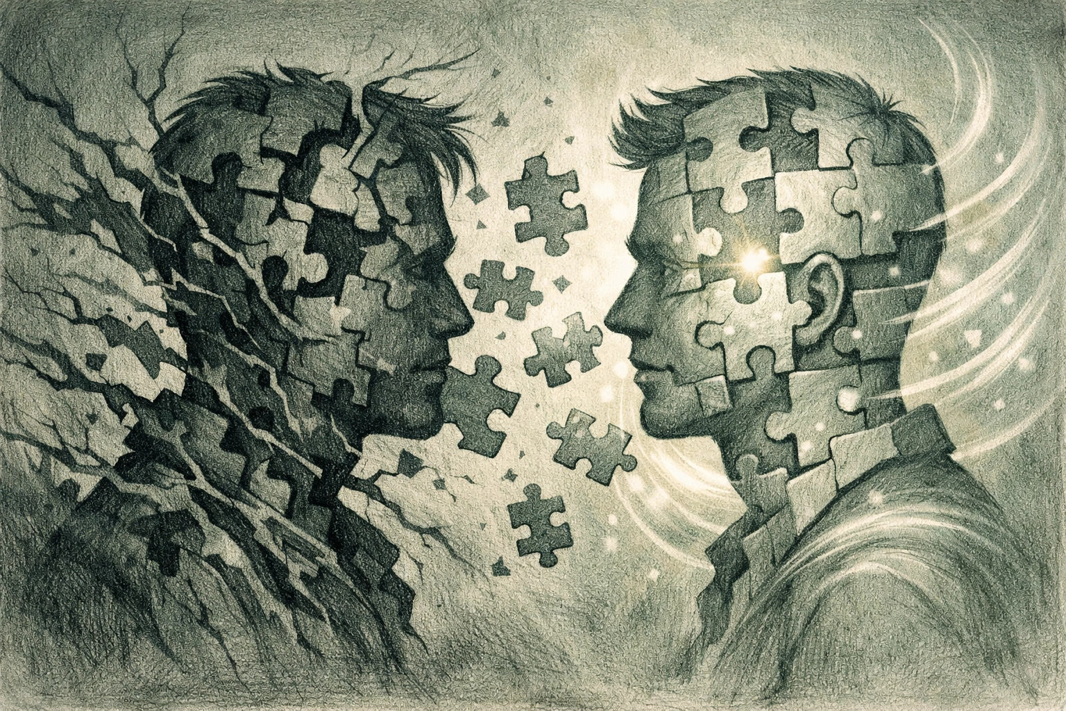 LGBTQ+ refugee healing from trauma, rebuilding identity after escaping persecution