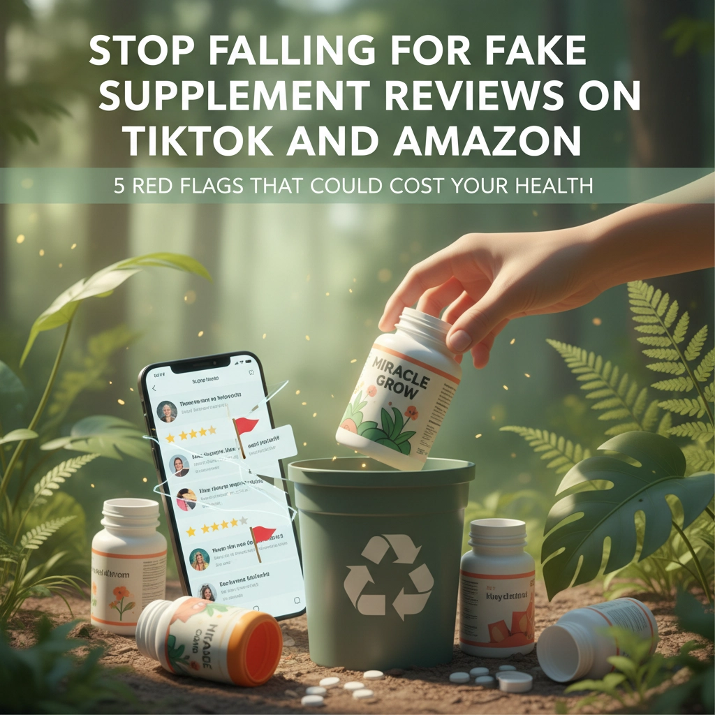 Stop Falling for Fake Supplement Reviews on TikTok and Amazon: 5 Red Flags That Could Cost Your Health