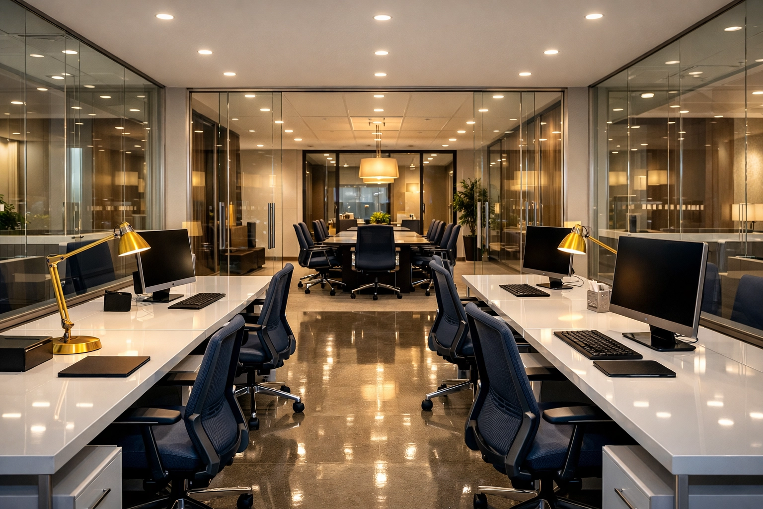 Professional commercial cleaning Westford for a sanitized and modern office workspace in MetroWest.