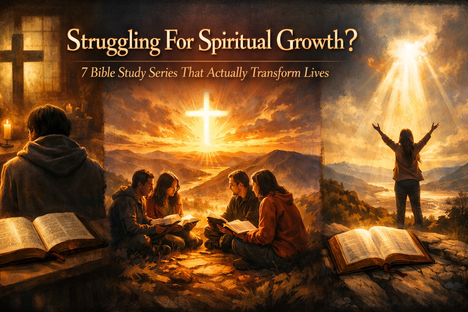 [HERO] Struggling For Spiritual Growth? 7 Bible Study Series That Actually Transform Lives