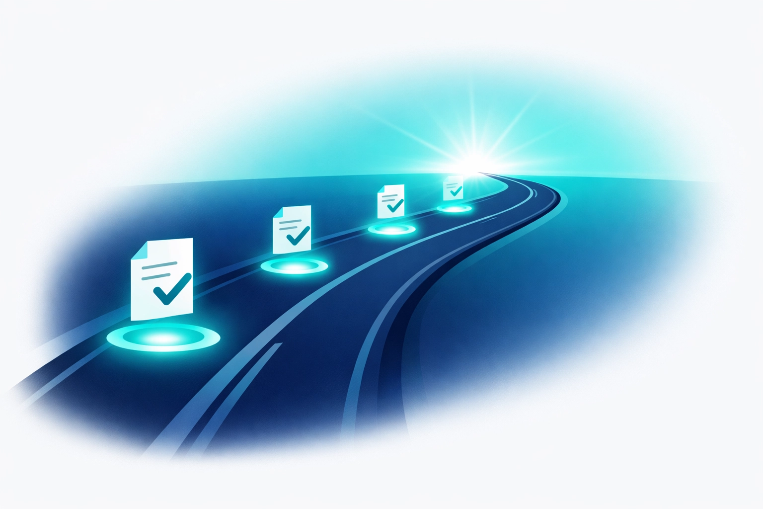 Streamlined pathway showing fast security due diligence and vendor assessment process